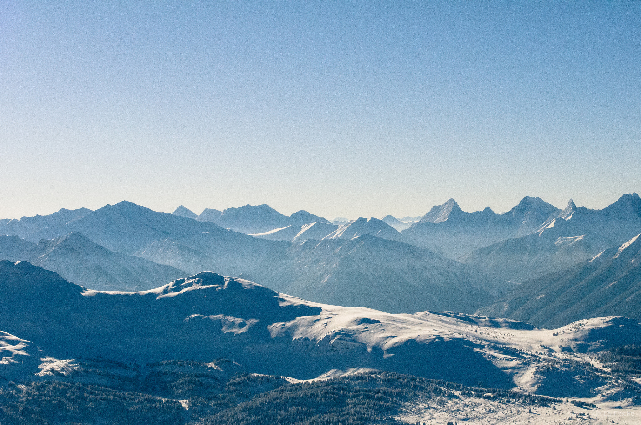 Nikon D300S + Nikon AF-S Nikkor 50mm F1.4G sample photo. Sunshine valley—christmas day 2016, banff national park photography