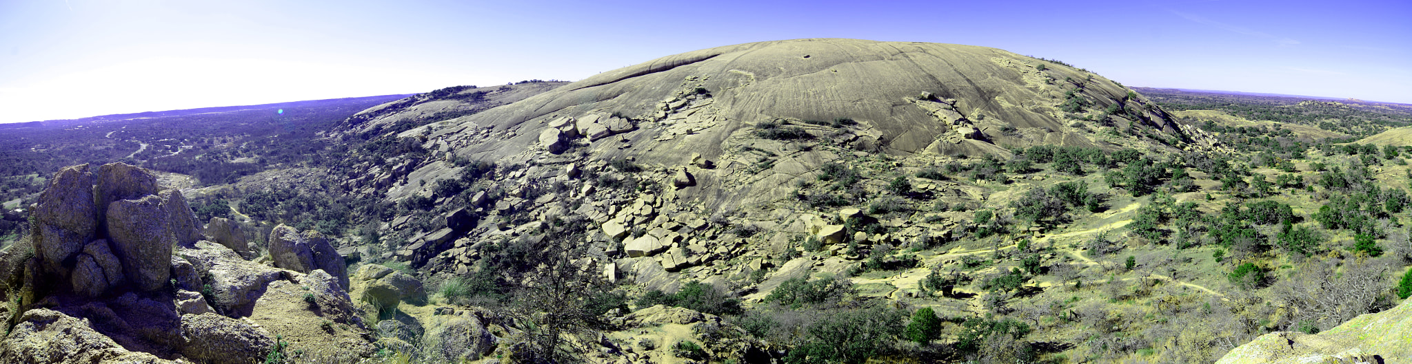 Nikon D7100 + Nikon AF Nikkor 28mm F2.8D sample photo. Enchanted rock state park photography