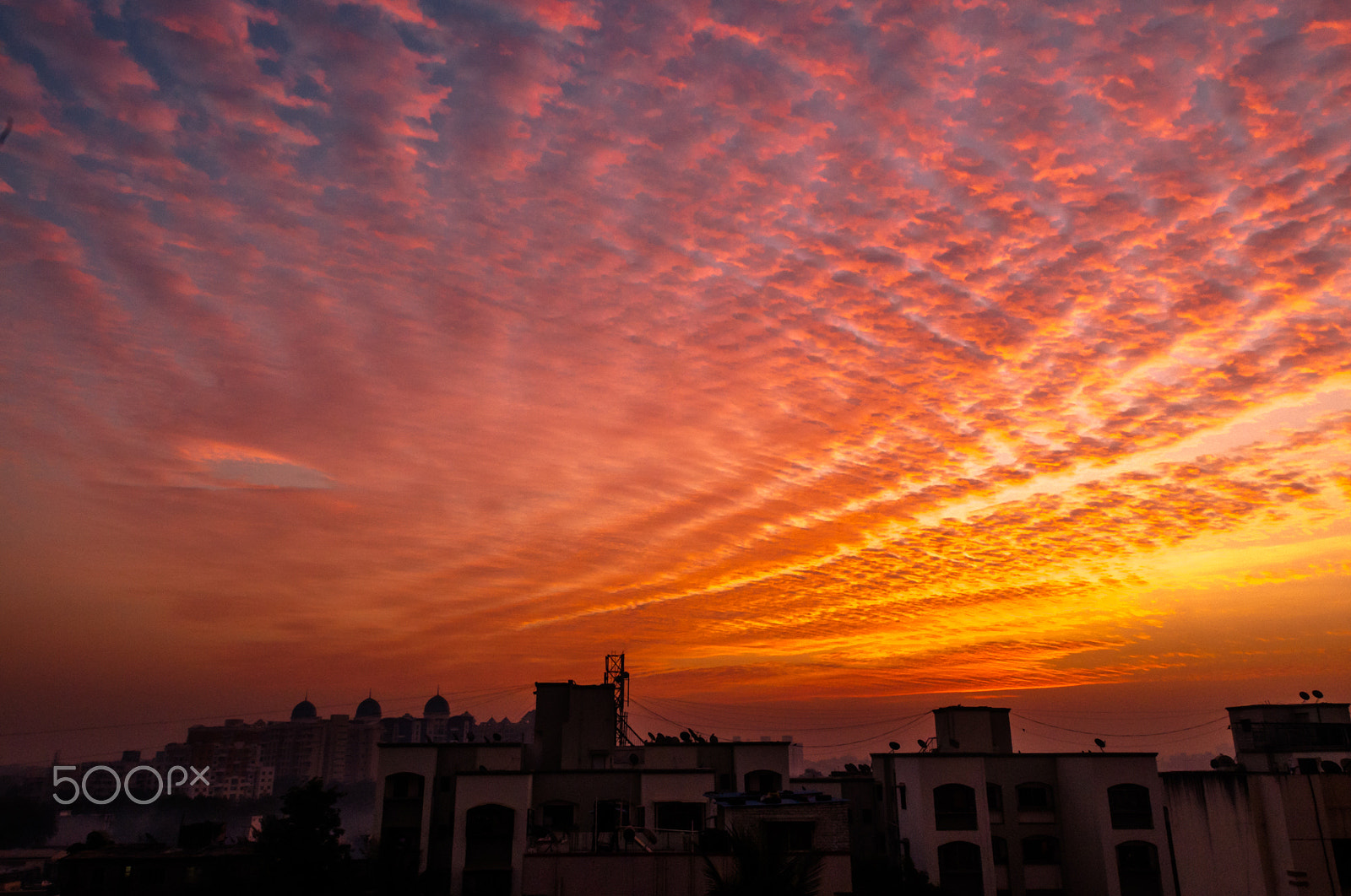 Nikon AF-S Nikkor 17-35mm F2.8D ED-IF sample photo. Sky on fire photography