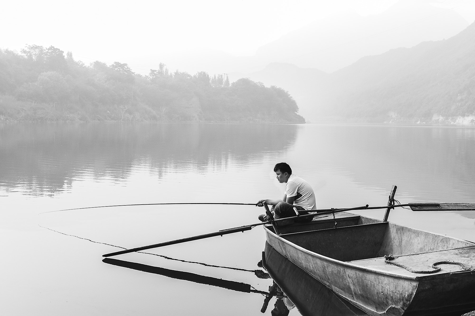 Leica Noctilux-M 50mm F0.95 ASPH sample photo. Go angling（垂钓） photography