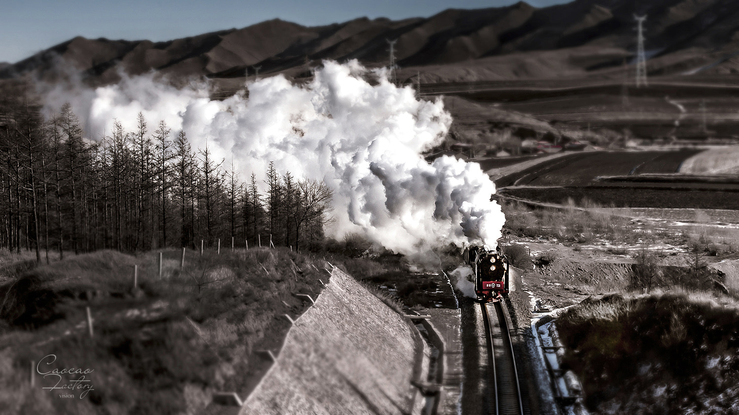 Pentax K-5 sample photo. Steam train photography