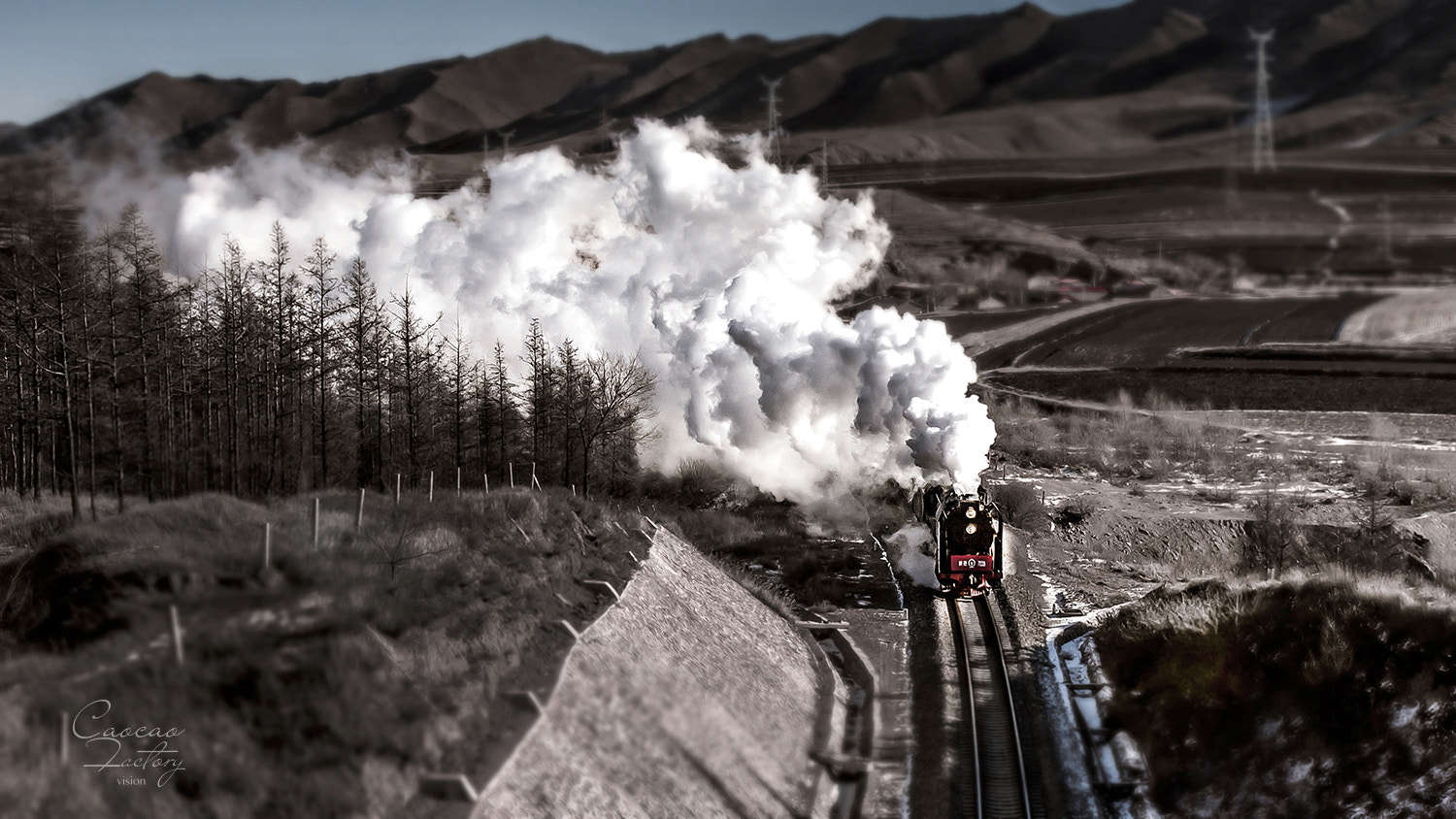 Pentax smc FA 31mm F1.8 AL Limited sample photo. Steam train photography