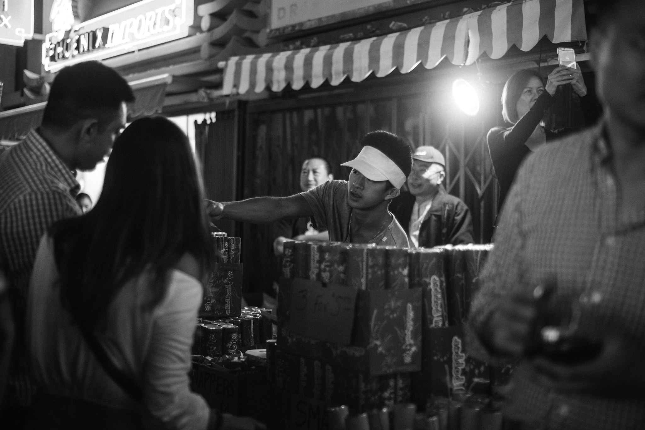 AF Nikkor 50mm f/1.8 sample photo. Chinatown summer nights photography