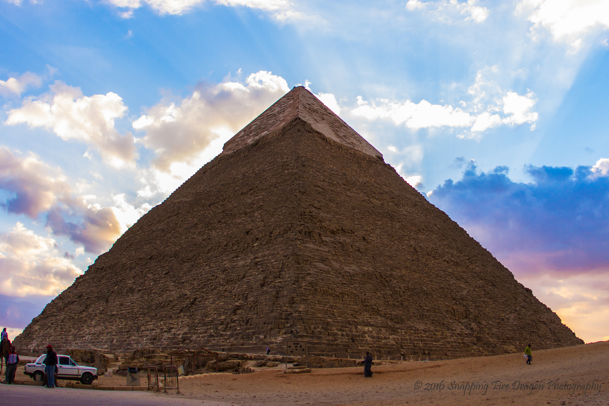 Canon EOS 7D + Canon EF 15mm F2.8 Fisheye sample photo. The great pyramid photography
