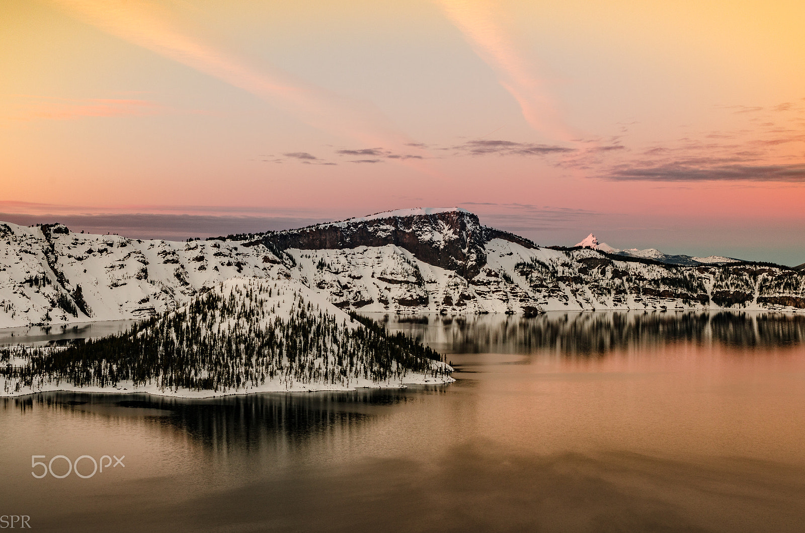 Nikon D7000 sample photo. Sunset at crater lake photography