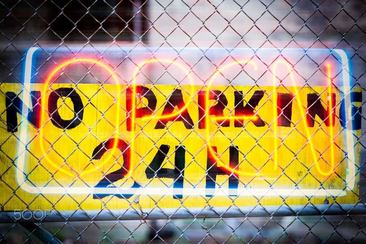 Nikon D800 + Sigma 85mm F1.4 EX DG HSM sample photo. Nyc parking photography