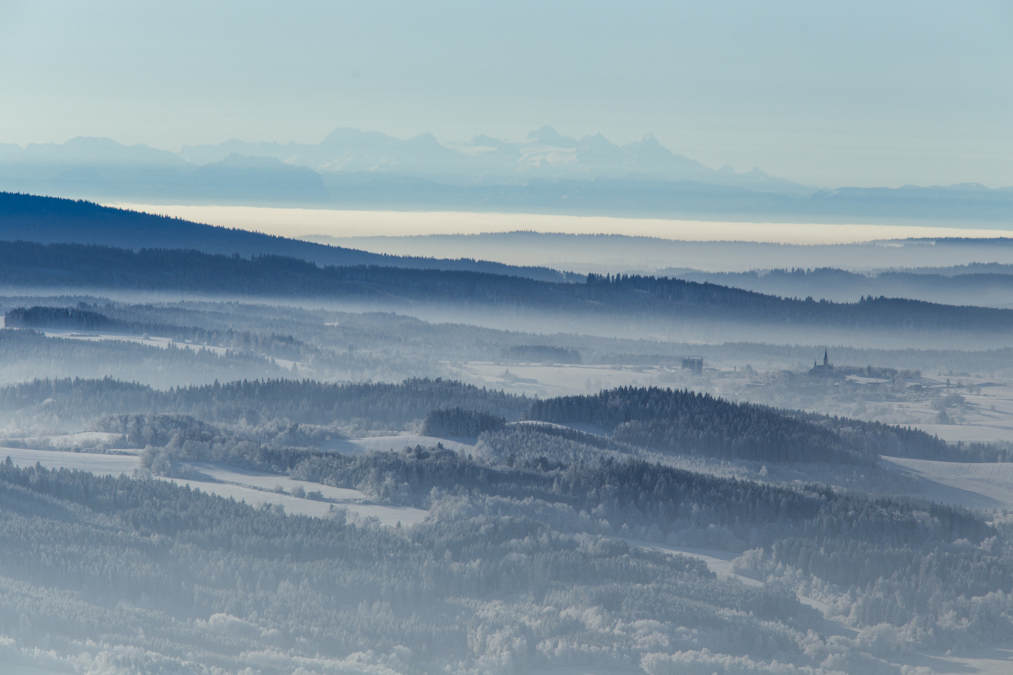 Canon EF 300mm F4L IS USM sample photo. Far away alps photography