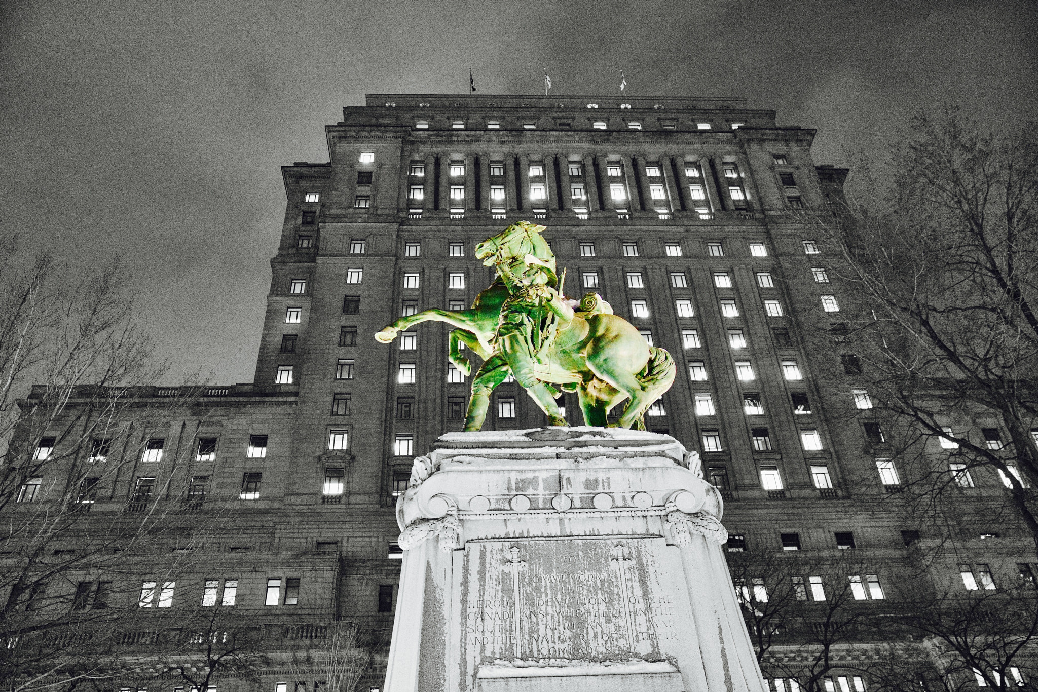 Sony FE 24-70mm F2.8 GM sample photo. Downtown montreal canada photography