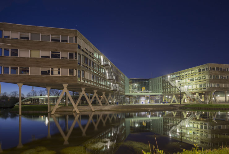 Canon EF 24mm F2.8 IS USM sample photo. My old high school at night. photography