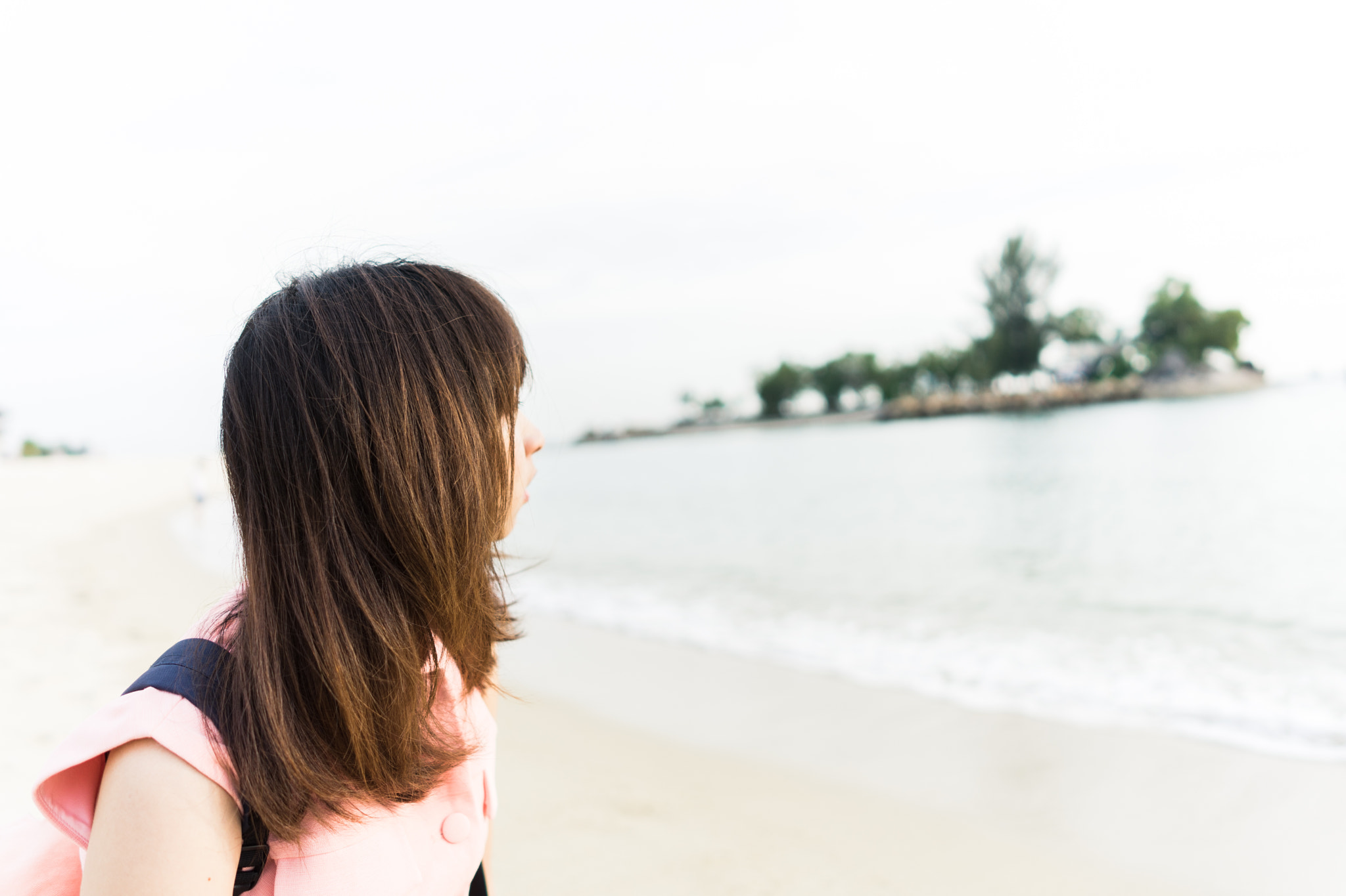 Sony a7 II sample photo. Sentosa beach photography