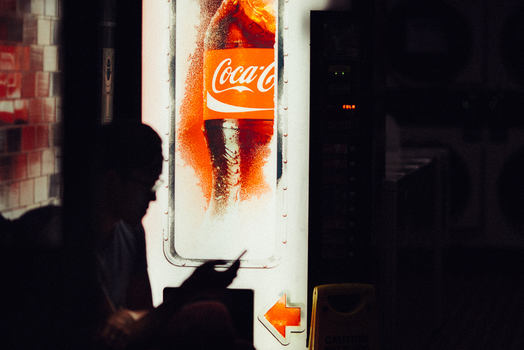 Sony a7R II + Canon EF 135mm F2L USM sample photo. Night street photography