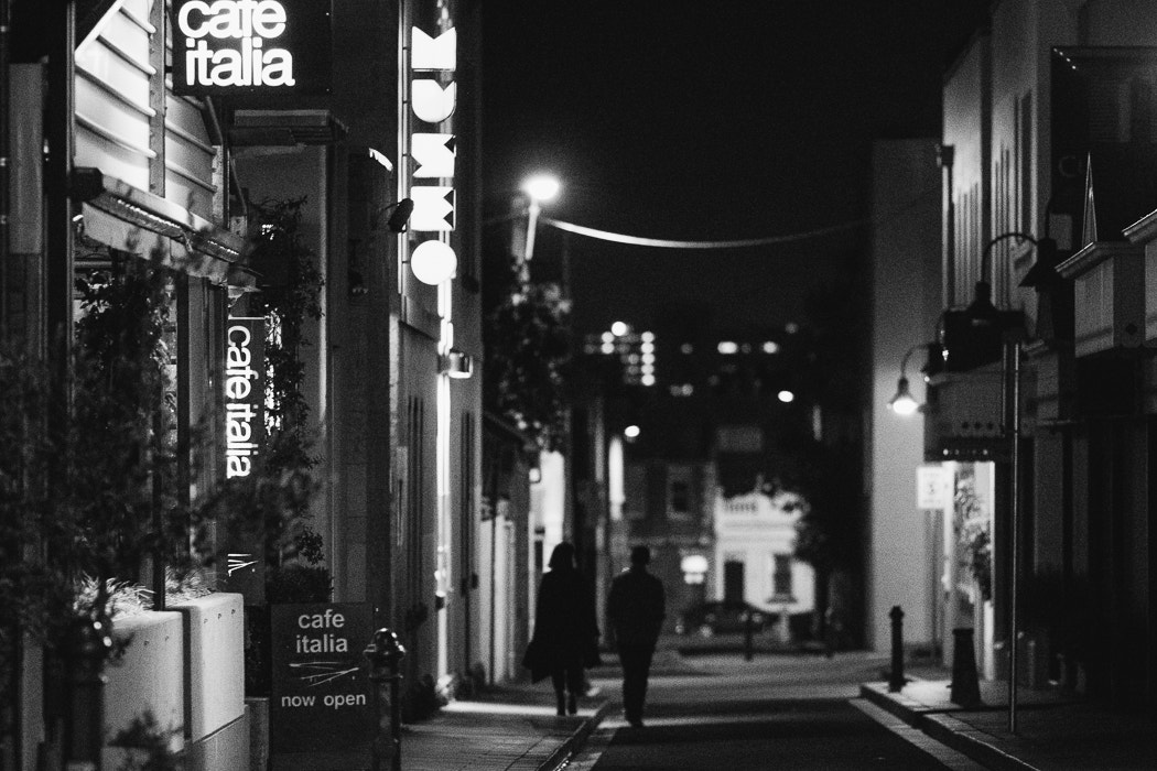 Canon EOS M3 + Canon EF 135mm F2L USM sample photo. Night street photography