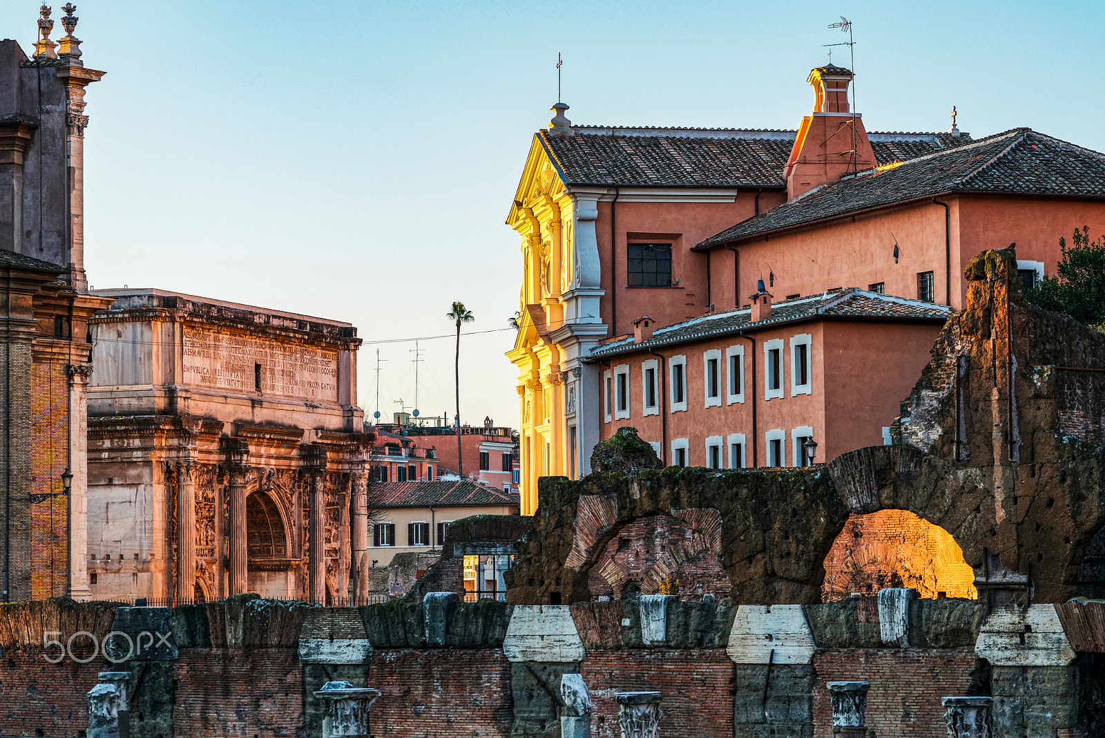 Sigma 105mm F2.8 EX DG OS HSM sample photo. Roma at dawn photography