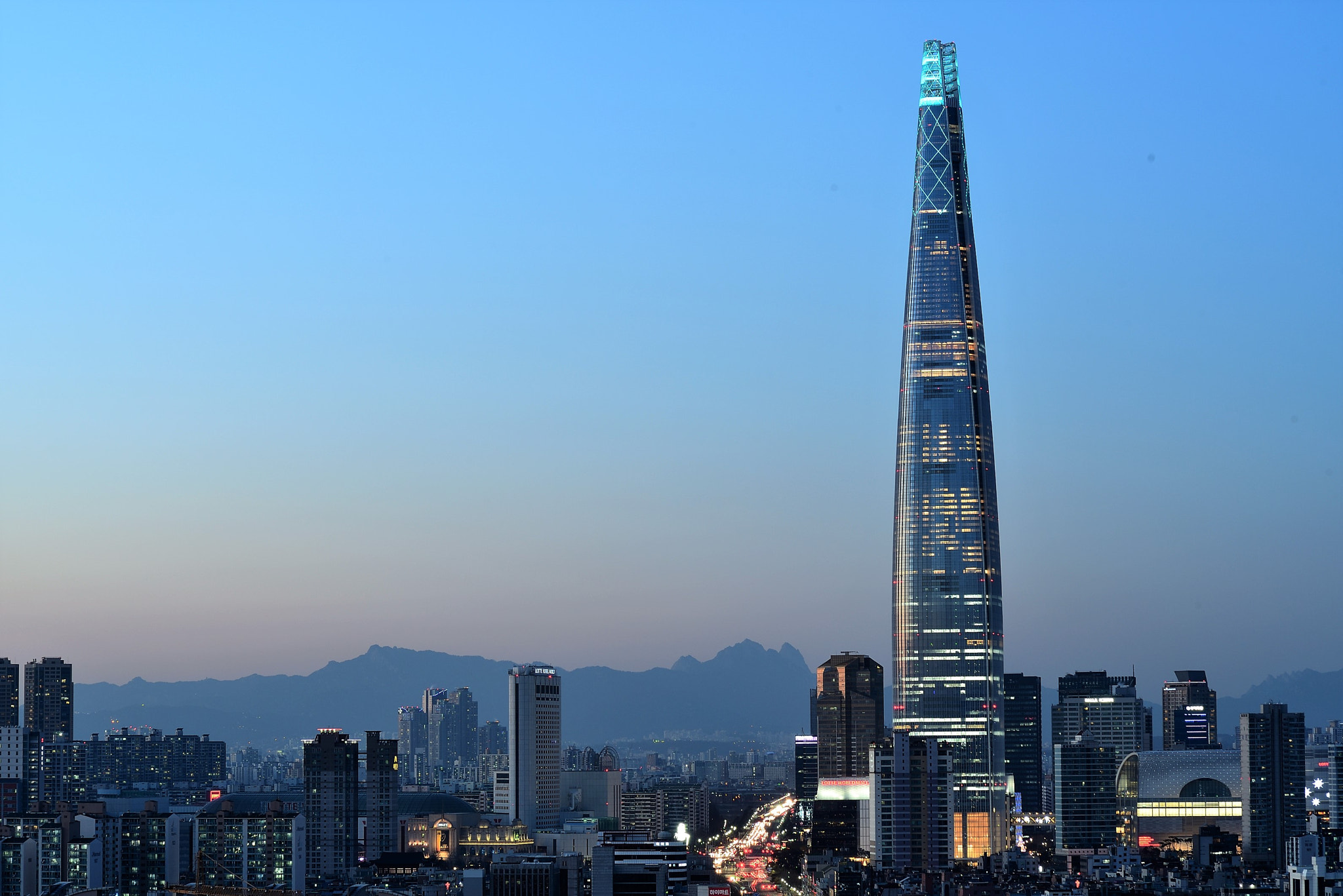 Nikon D750 sample photo. Lotte tower in korea photography