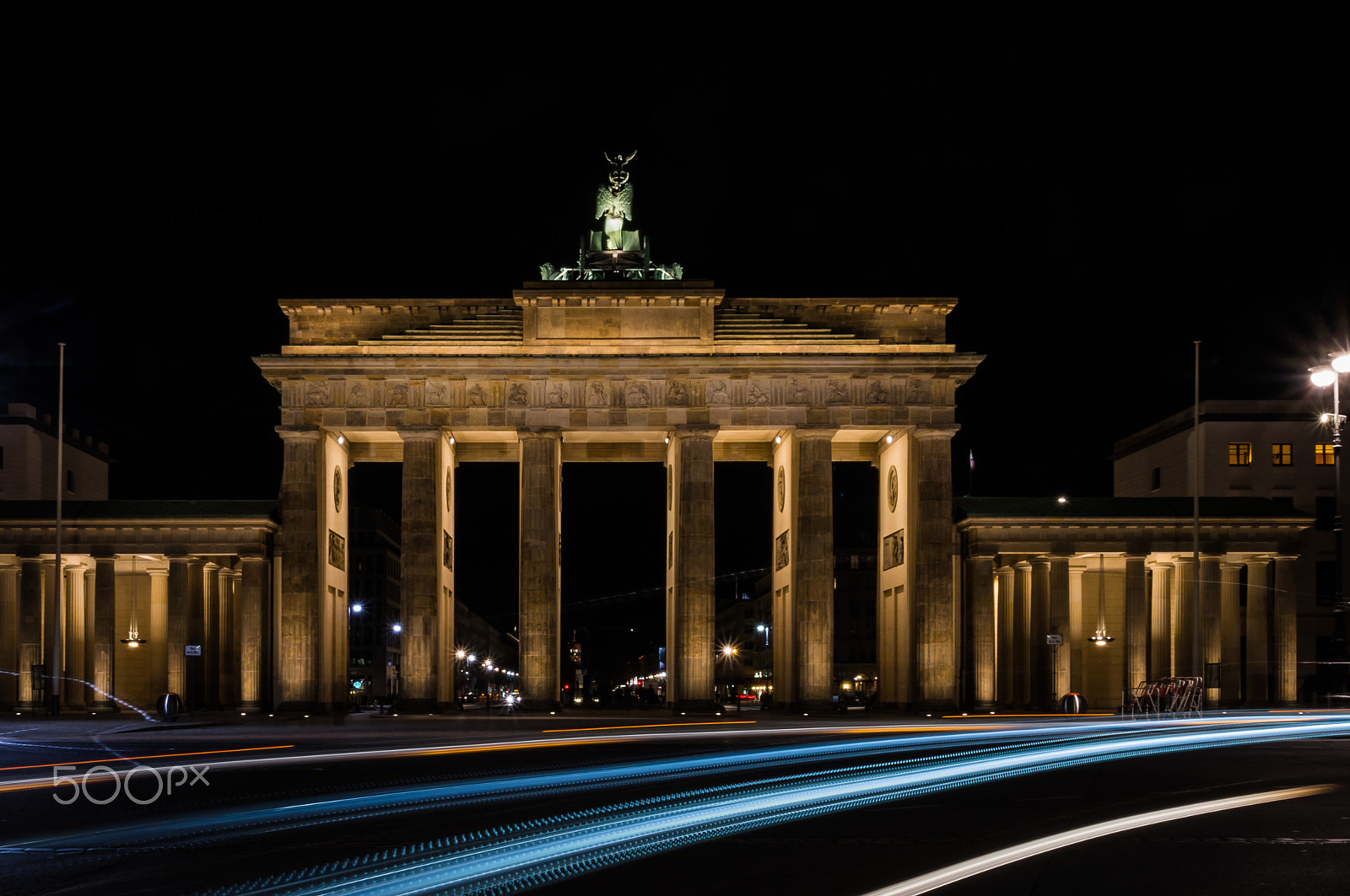 Sony SLT-A37 sample photo. Brandenburg gate at night in berlin, capital of germany photography