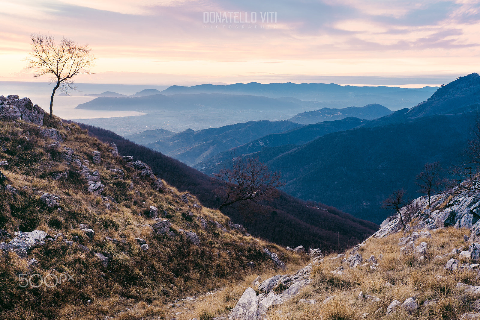 Sony a7S sample photo. Mountains diving into the sunset photography