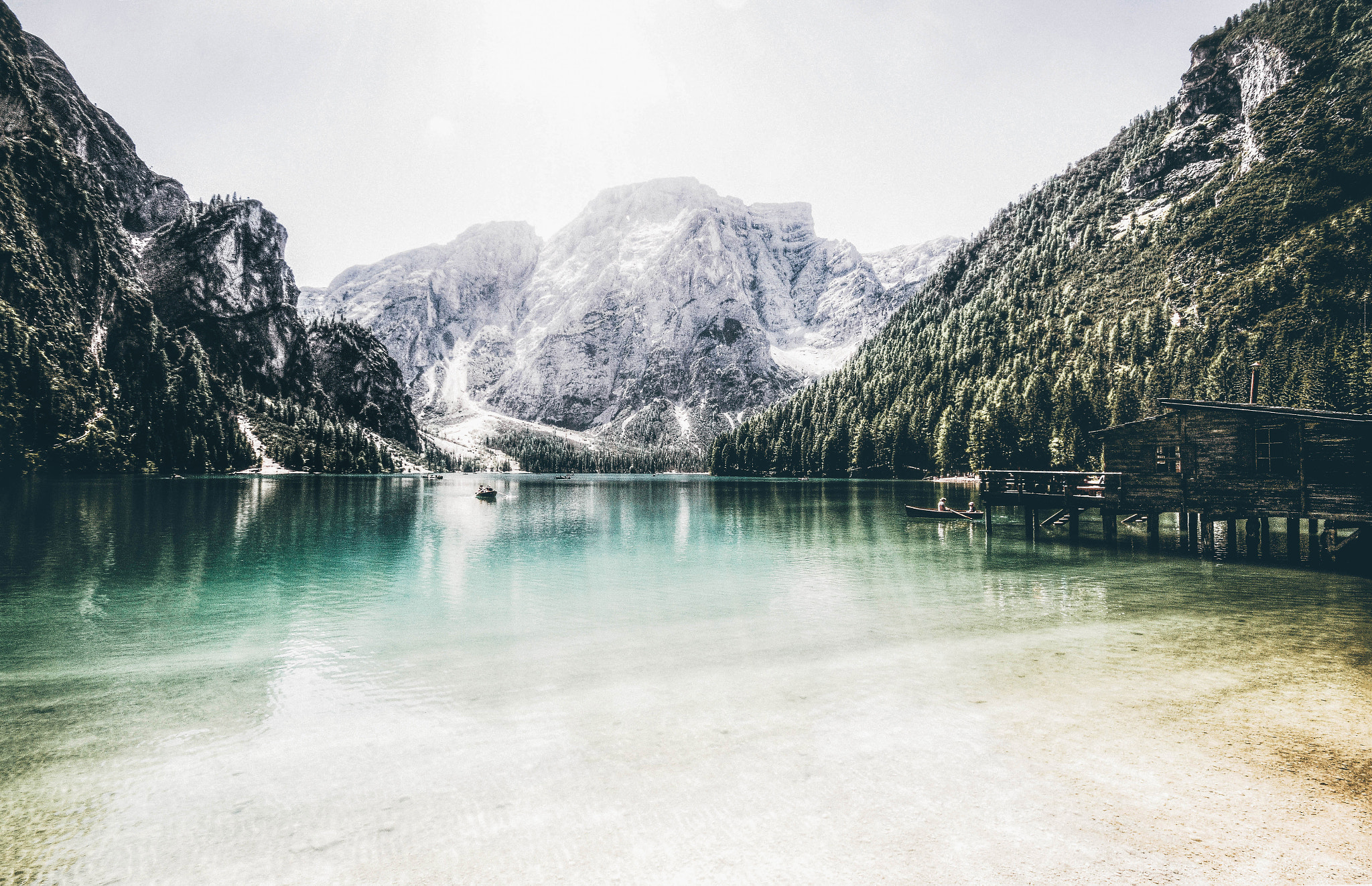 Canon EOS 1200D (EOS Rebel T5 / EOS Kiss X70 / EOS Hi) + Sigma 10-20mm F4-5.6 EX DC HSM sample photo. Lake of braies photography