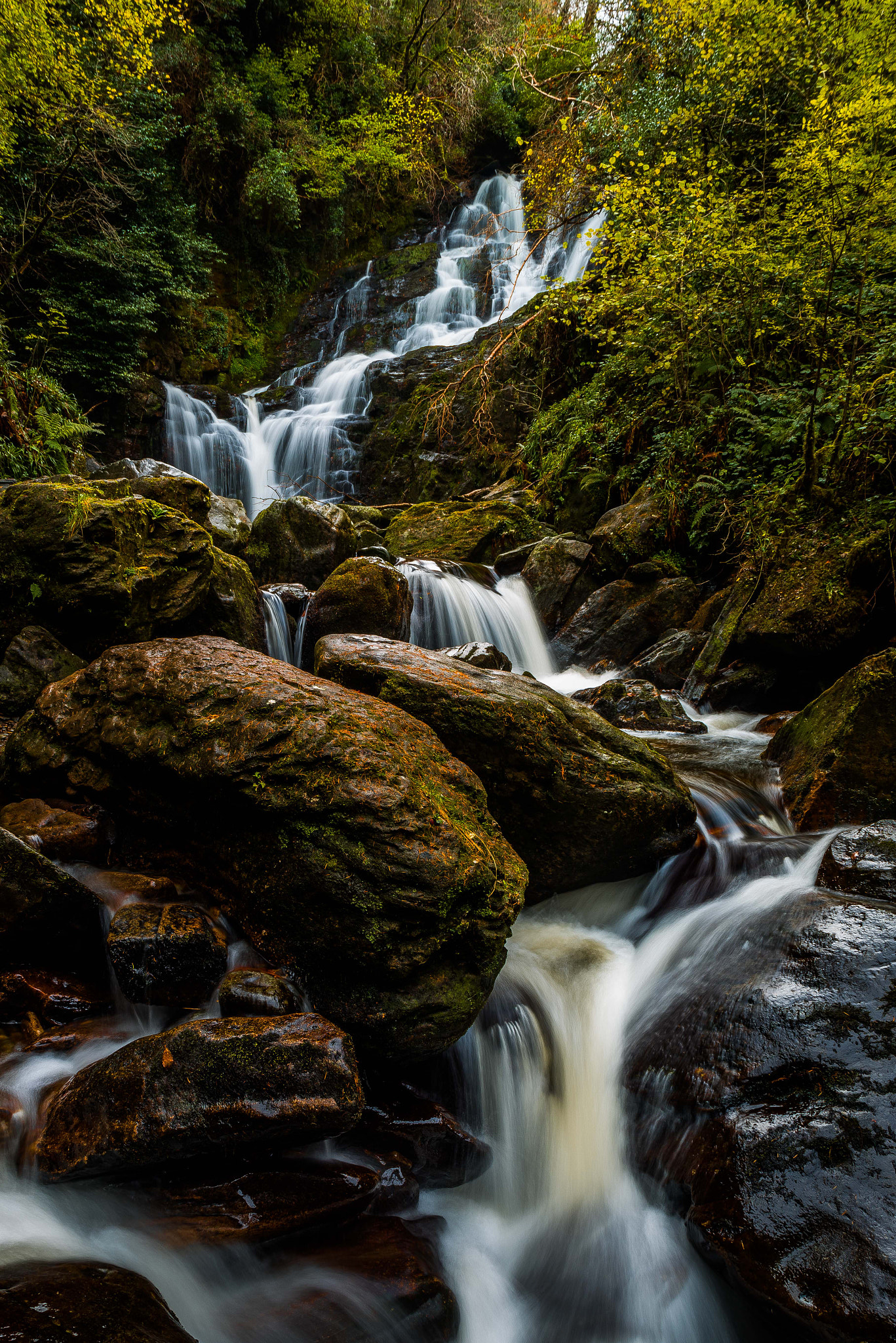 Nikon D750 + Sigma 24-70mm F2.8 EX DG Macro sample photo. Torc waterfall, killarney, co. kerry, ireland. photography