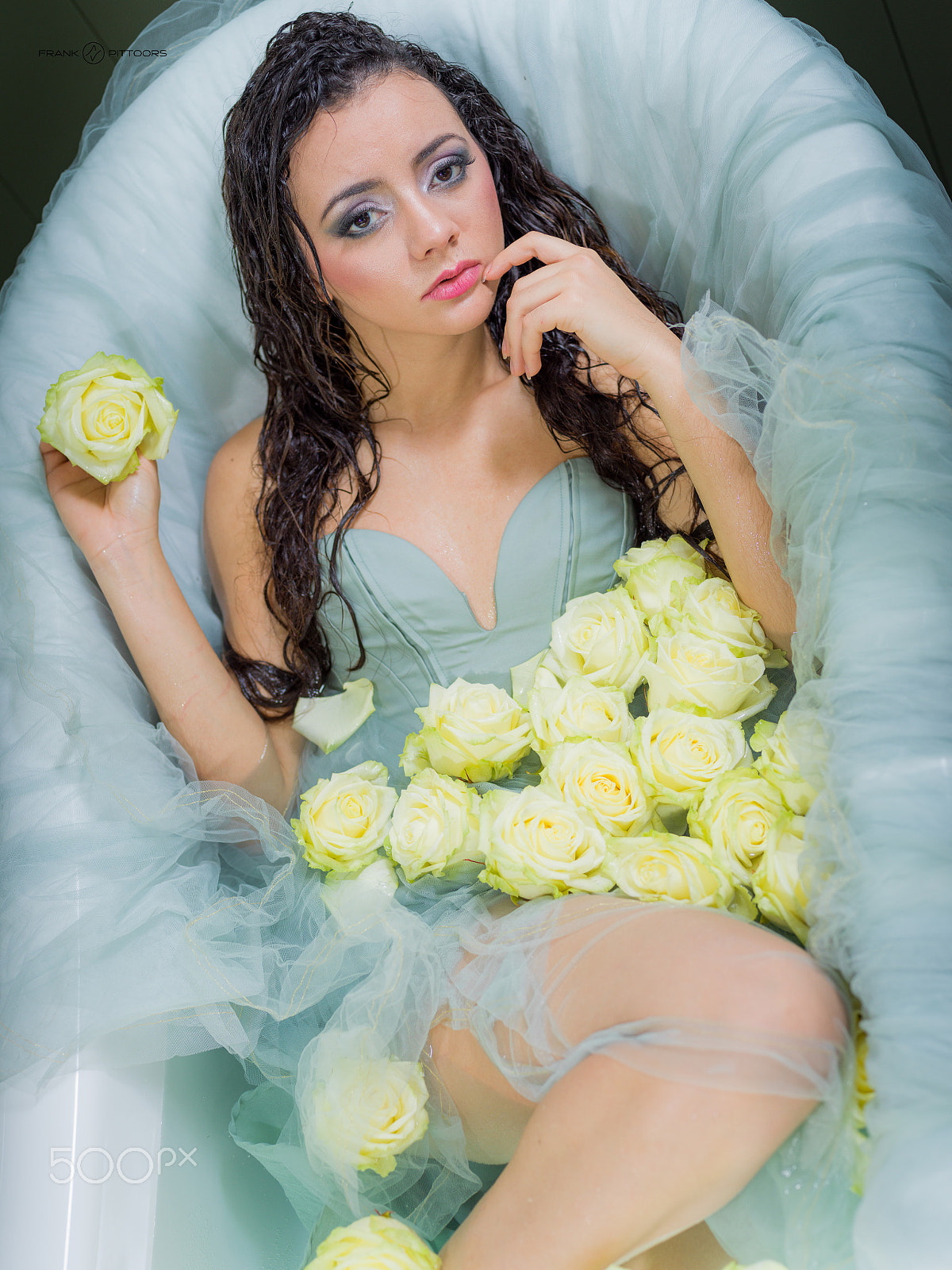 Hasselblad H6D + HC 80 sample photo. Flower water photography