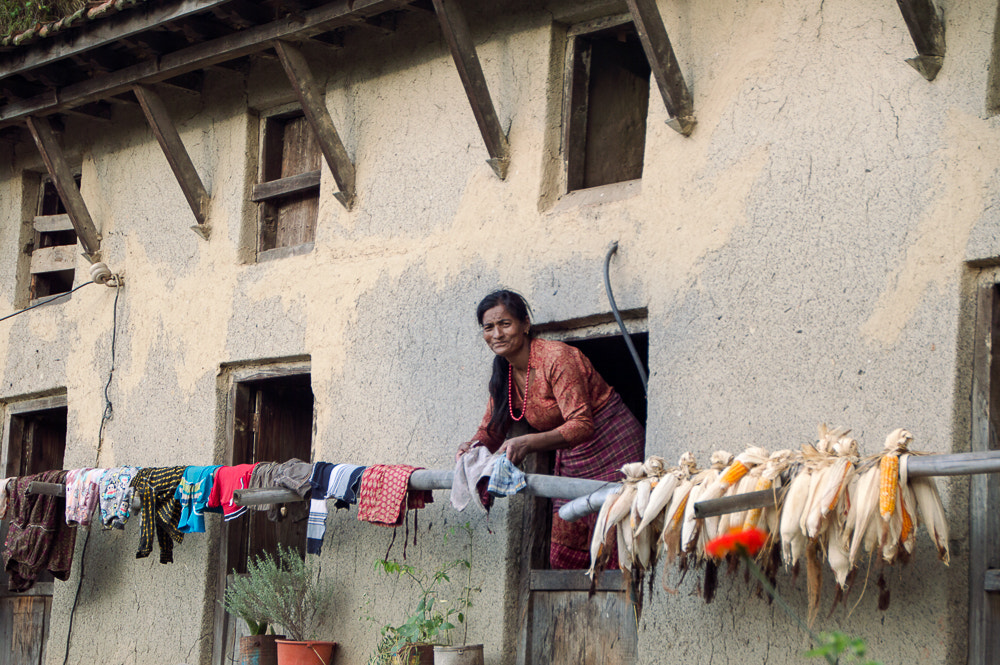 Nikon D3200 + Nikon PC-E Nikkor 24mm F3.5D ED Tilt-Shift sample photo. Walking around the streets of nepal. photography