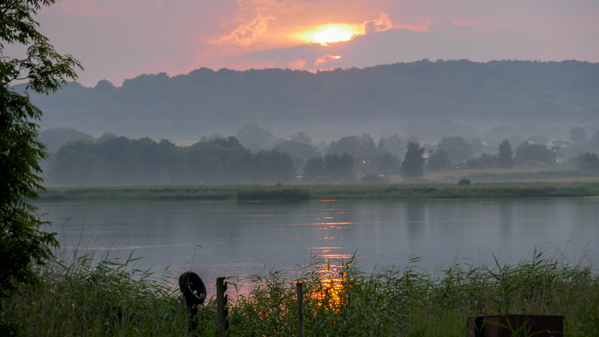 Panasonic Lumix DMC-GH4 sample photo. Sunset at seedorf (rügen) photography