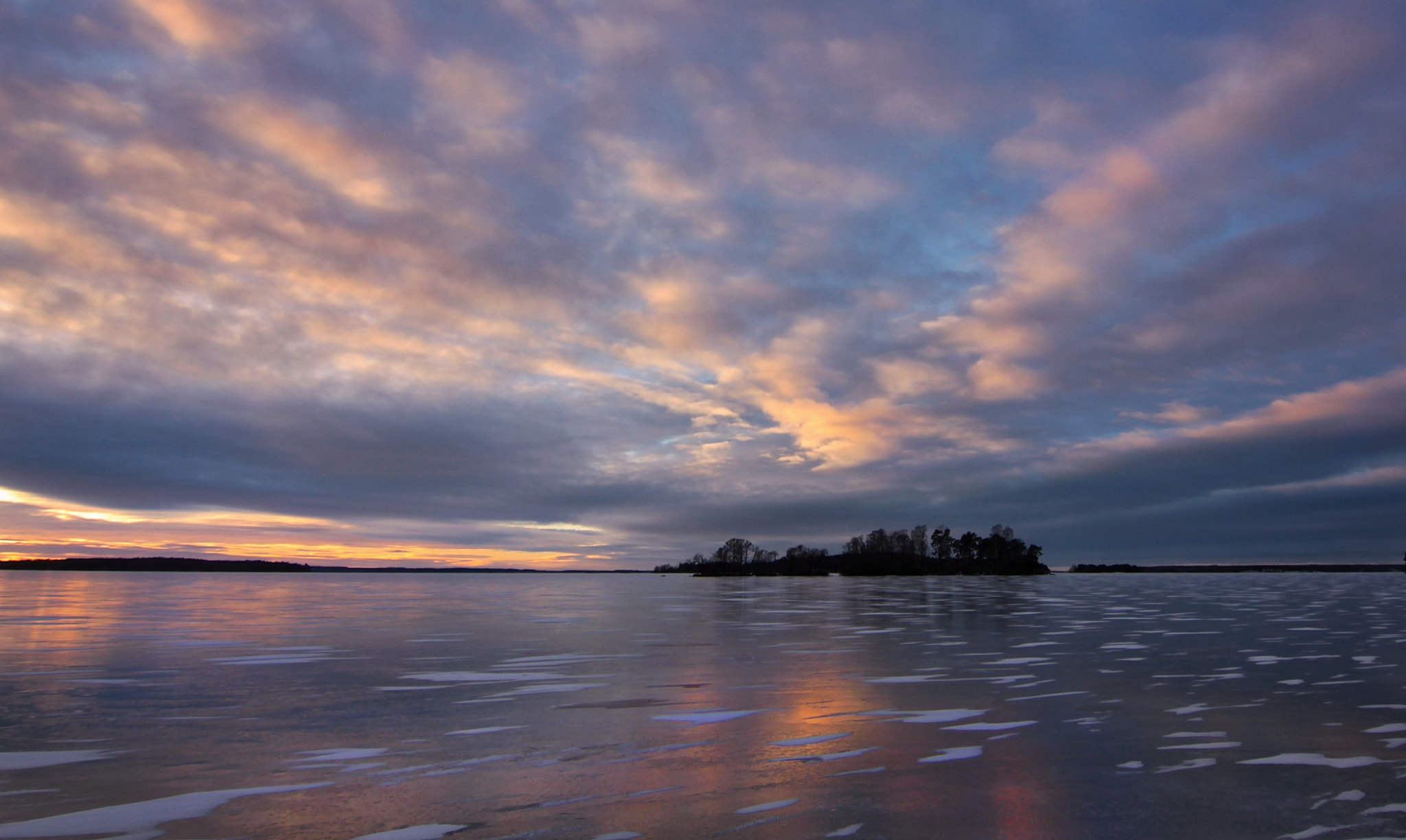 Canon EOS 50D sample photo. Winter lake photography