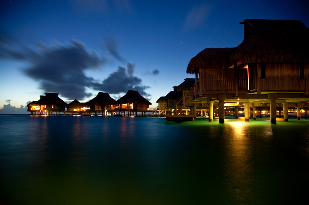 Bora Bora at Night by Nathan Nowack / 500px
