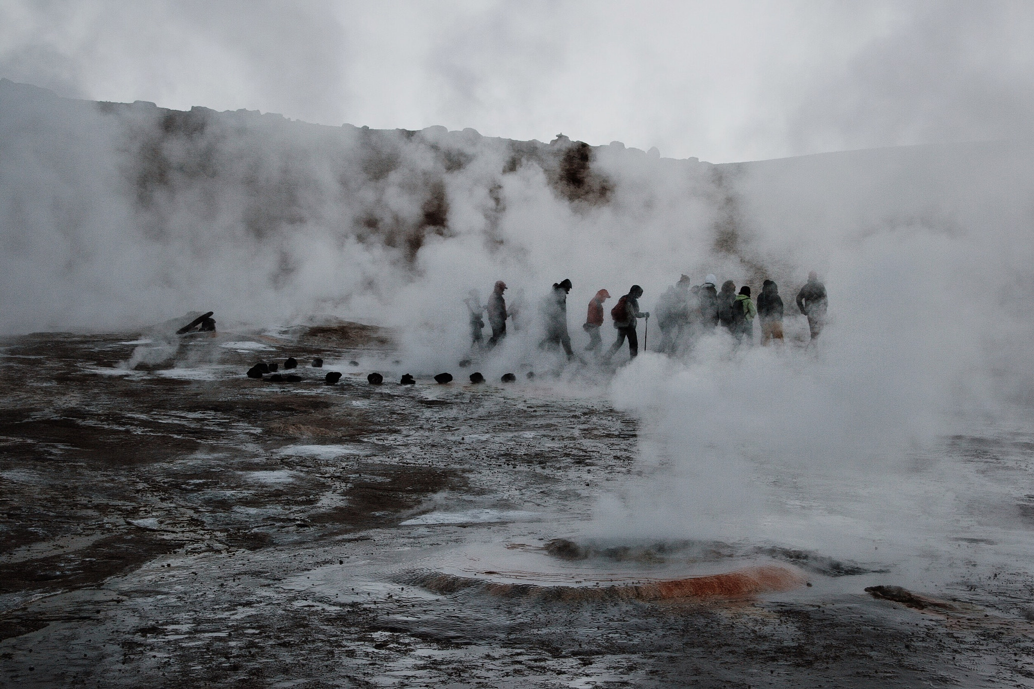 Canon EOS 400D (EOS Digital Rebel XTi / EOS Kiss Digital X) sample photo. Early rise (3:30am) to drive to the tatio geysers  ... photography