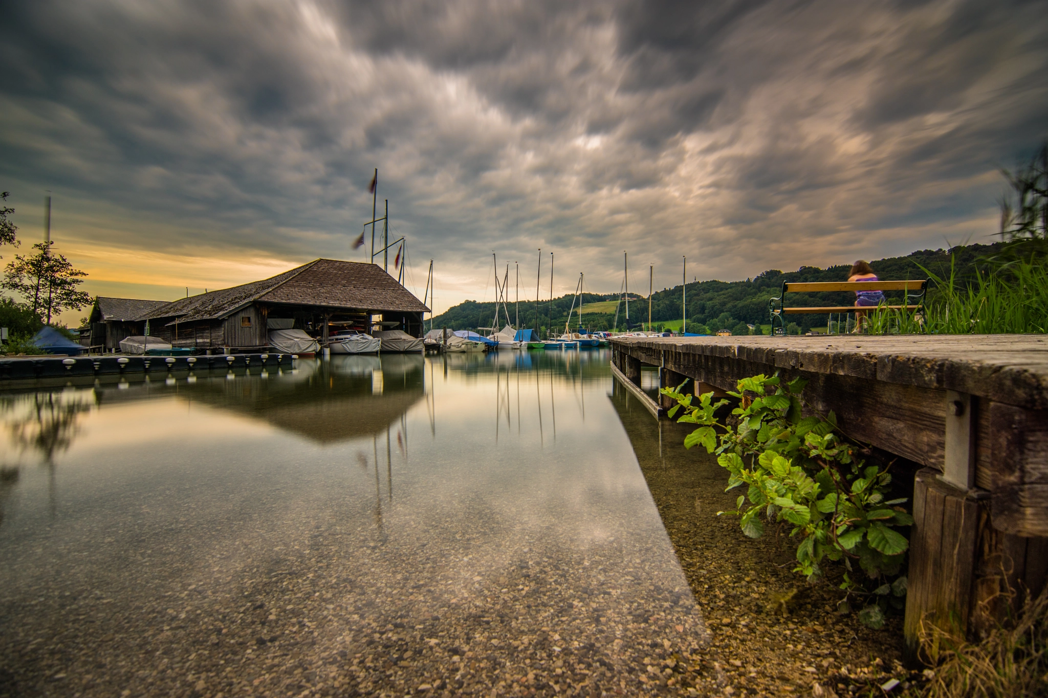 Sony ILCA-77M2 + 20mm F2.8 sample photo. Mattsee in austria. dramatic look photography