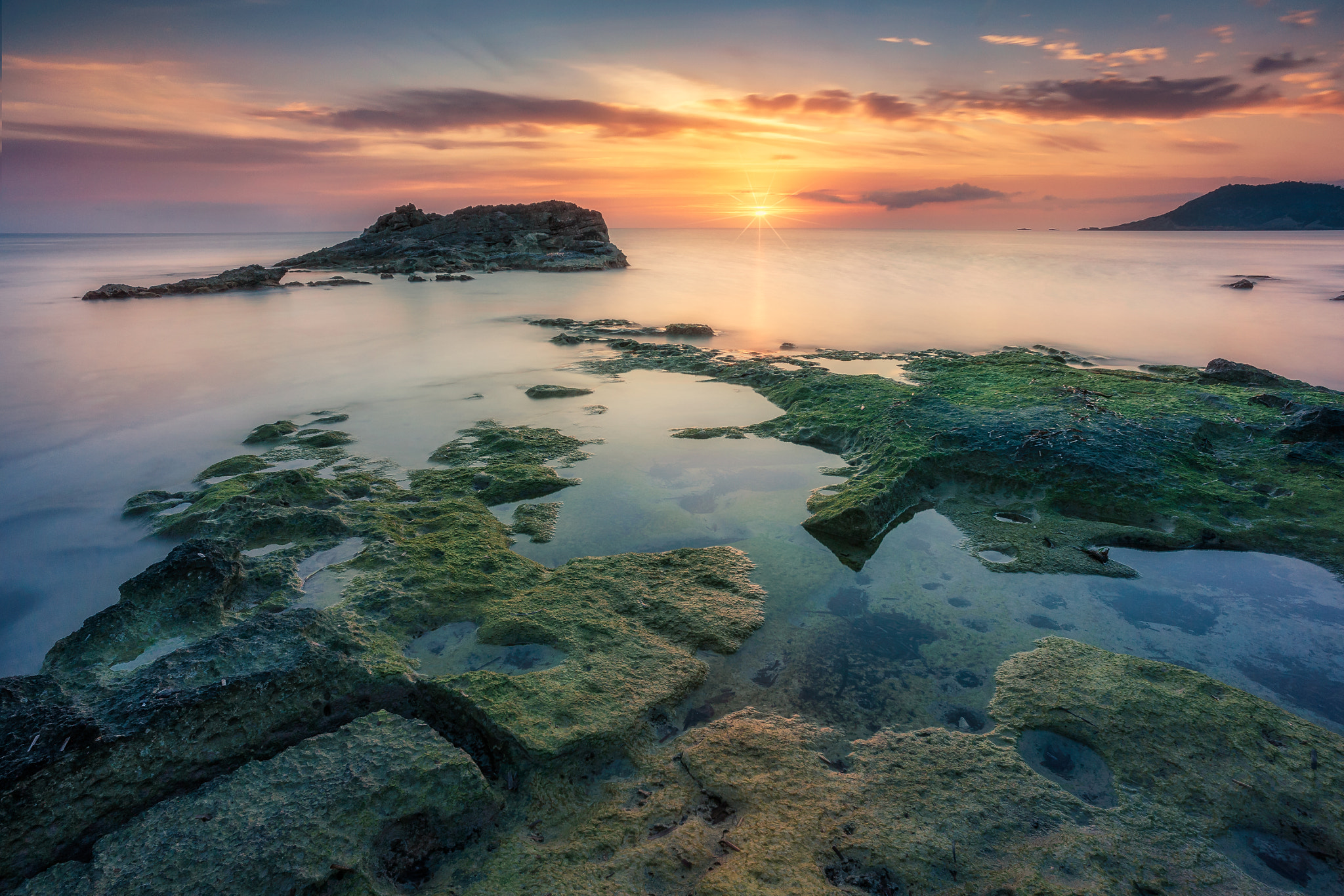 Sony a7R + ZEISS Touit 12mm F2.8 sample photo. Ibiza sunset in ses salinas photography