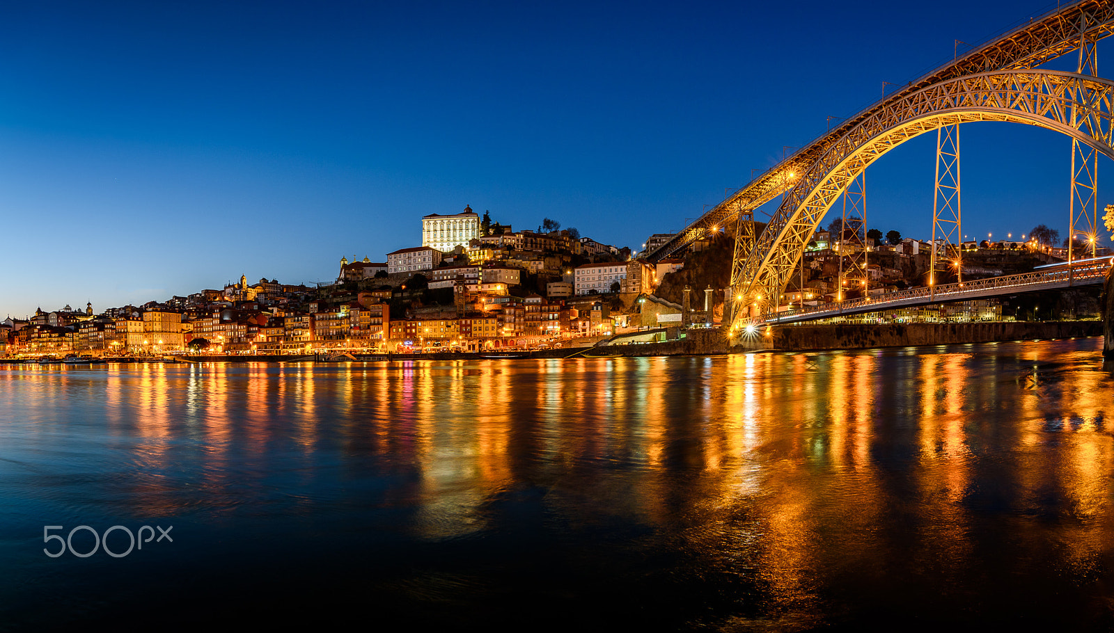 Nikon D5500 sample photo. Don luis bridge - oporto photography