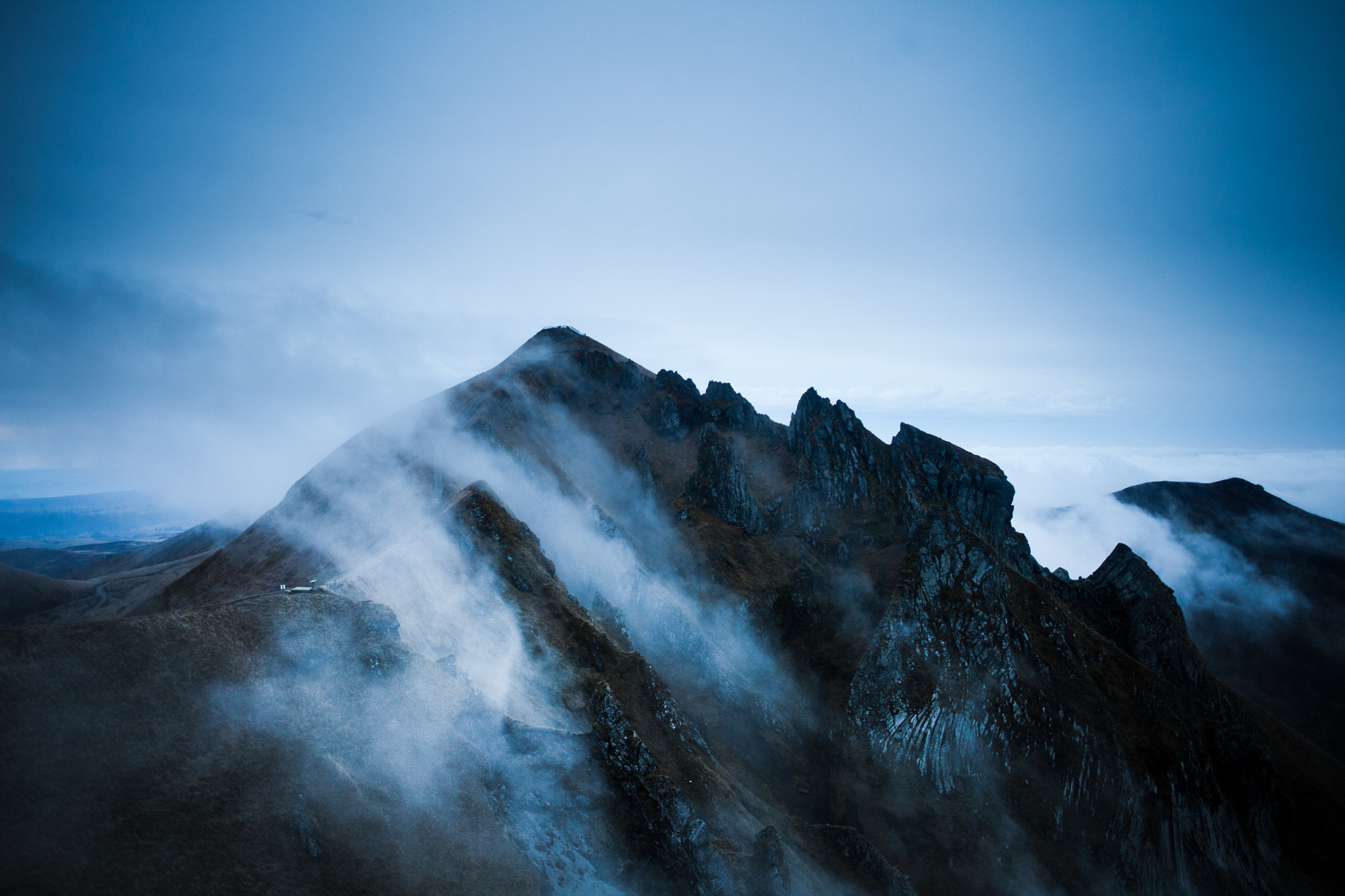 Canon EF 24mm F2.8 IS USM sample photo. Auvergne - mountain #31 photography