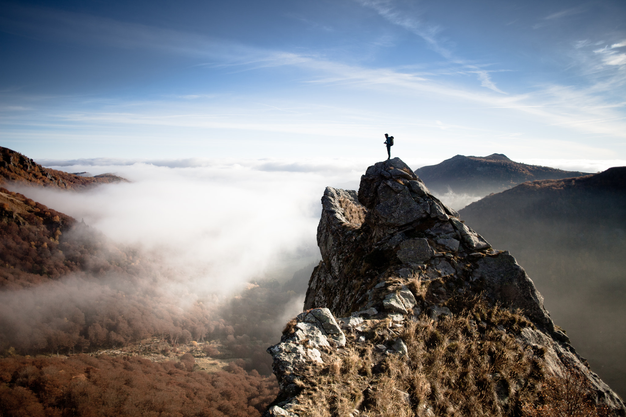 Canon EF 24mm F2.8 IS USM sample photo. Auvergne - mountain #42 photography