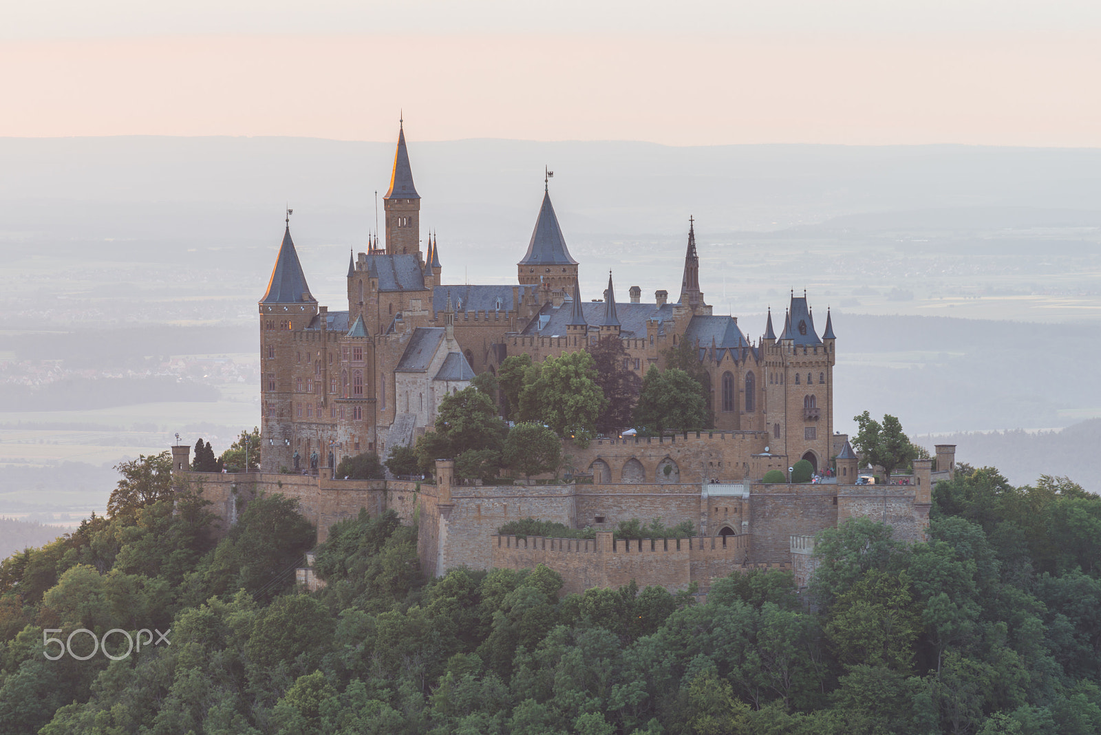 Nikon D800 sample photo. Castle hohenzollern with view to the swabian alb photography