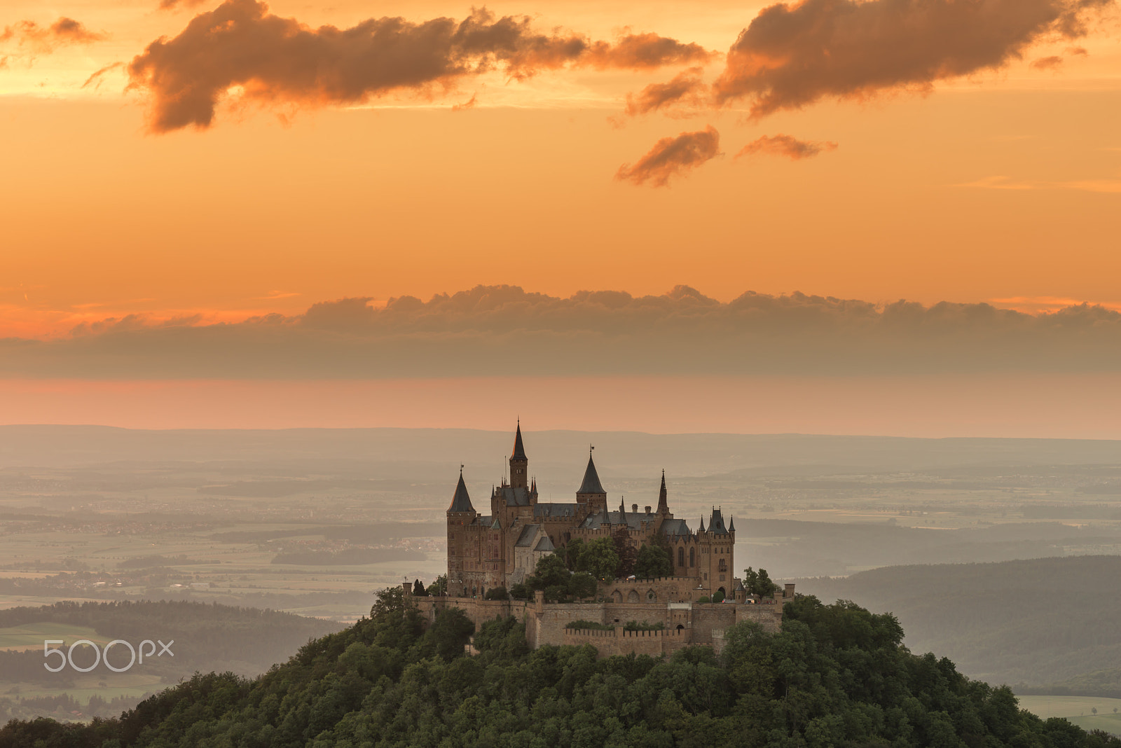 Nikon D800 sample photo. Castle hohenzollern with view to the swabian alb photography