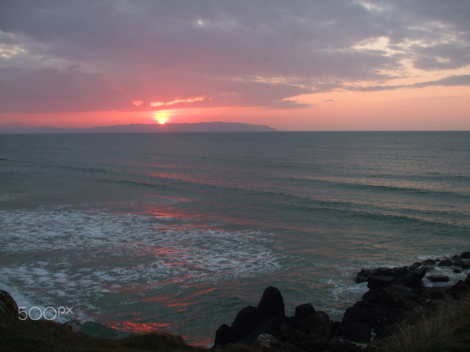 Fujifilm FinePix A920 sample photo. Sunset over donegal photography