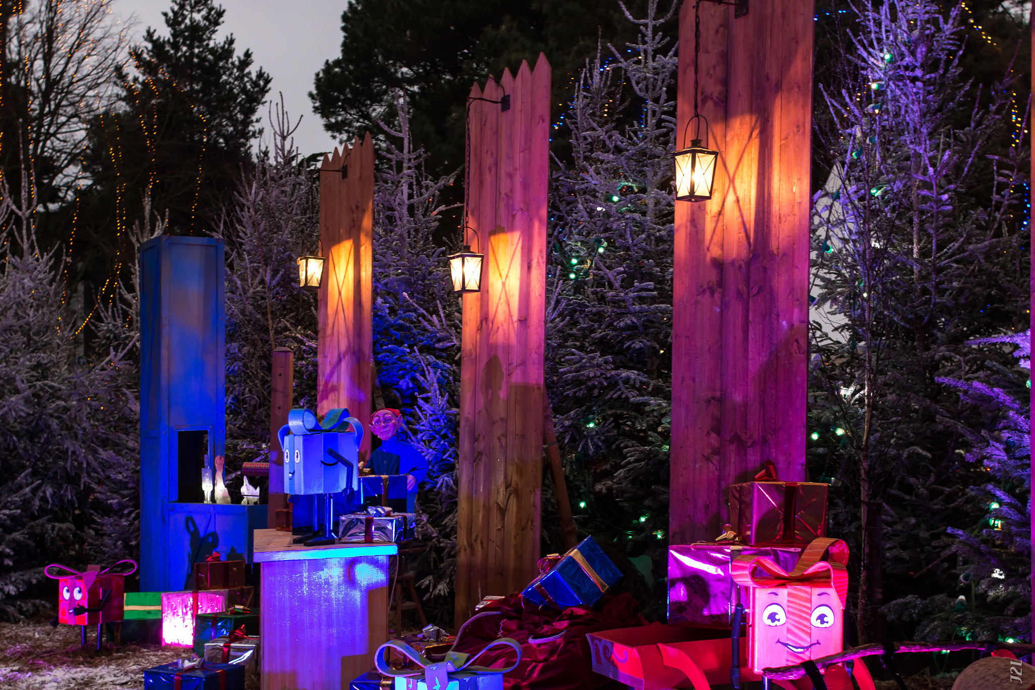 Paysage de Noël - La Baule - Christmas landscape