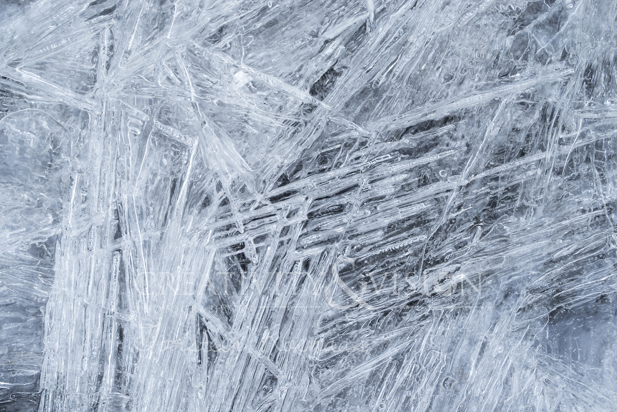 smc PENTAX-FA Macro 50mm F2.8 sample photo. Ice abstract photography