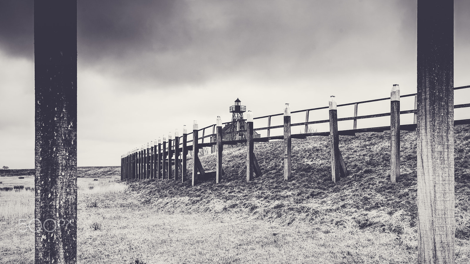 Sony Alpha DSLR-A900 + Sony Vario-Sonnar T* 16-35mm F2.8 ZA SSM sample photo. Storm clouds over the old port of schokland, netherlands photography