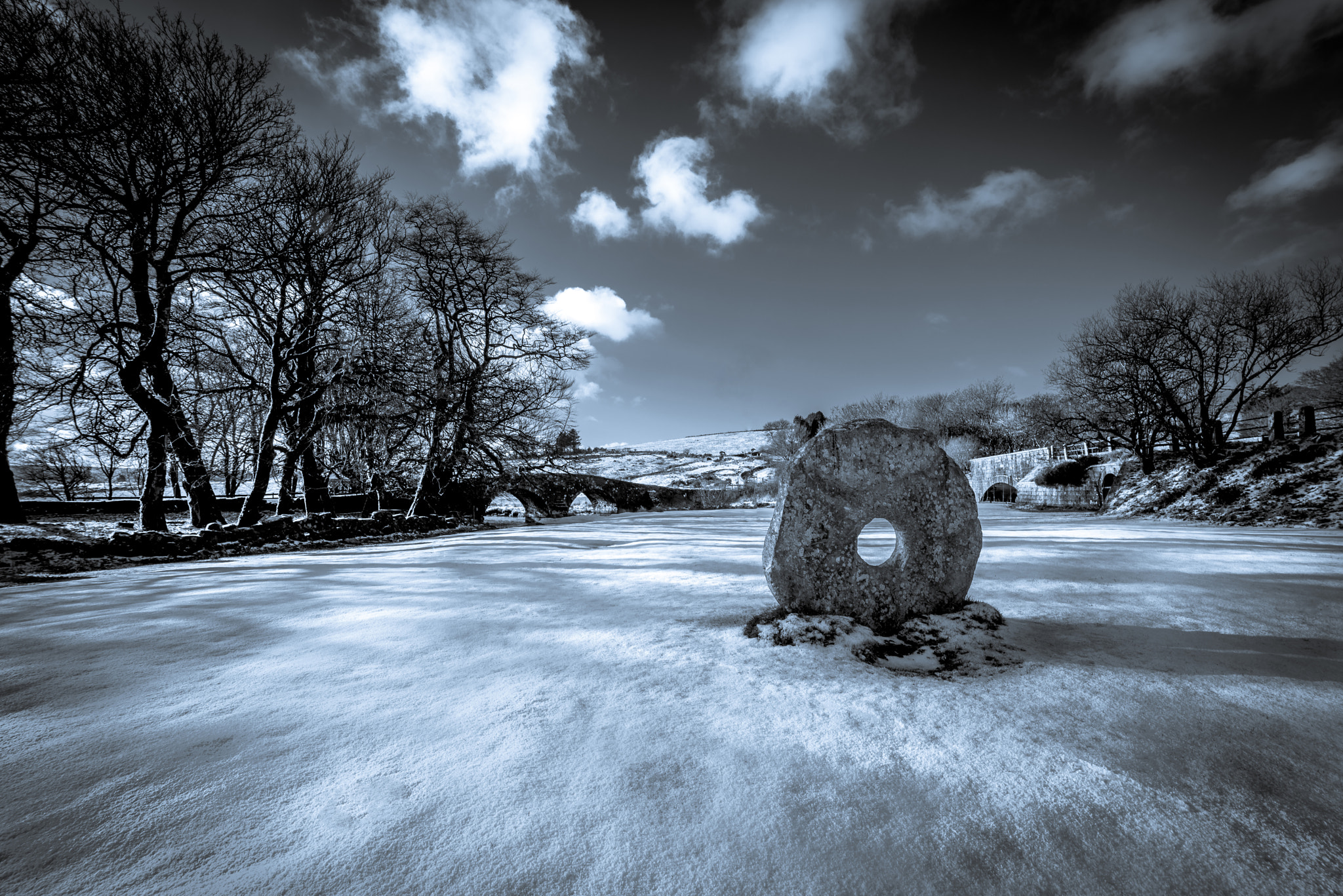 Pentax K-1 sample photo. Two bridges dartmoor photography