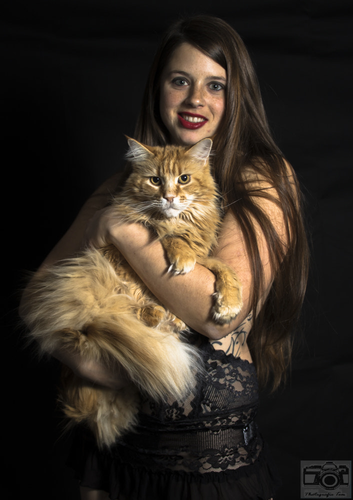 Canon EF 75-300mm F4.0-5.6 IS USM sample photo. Meow... photography