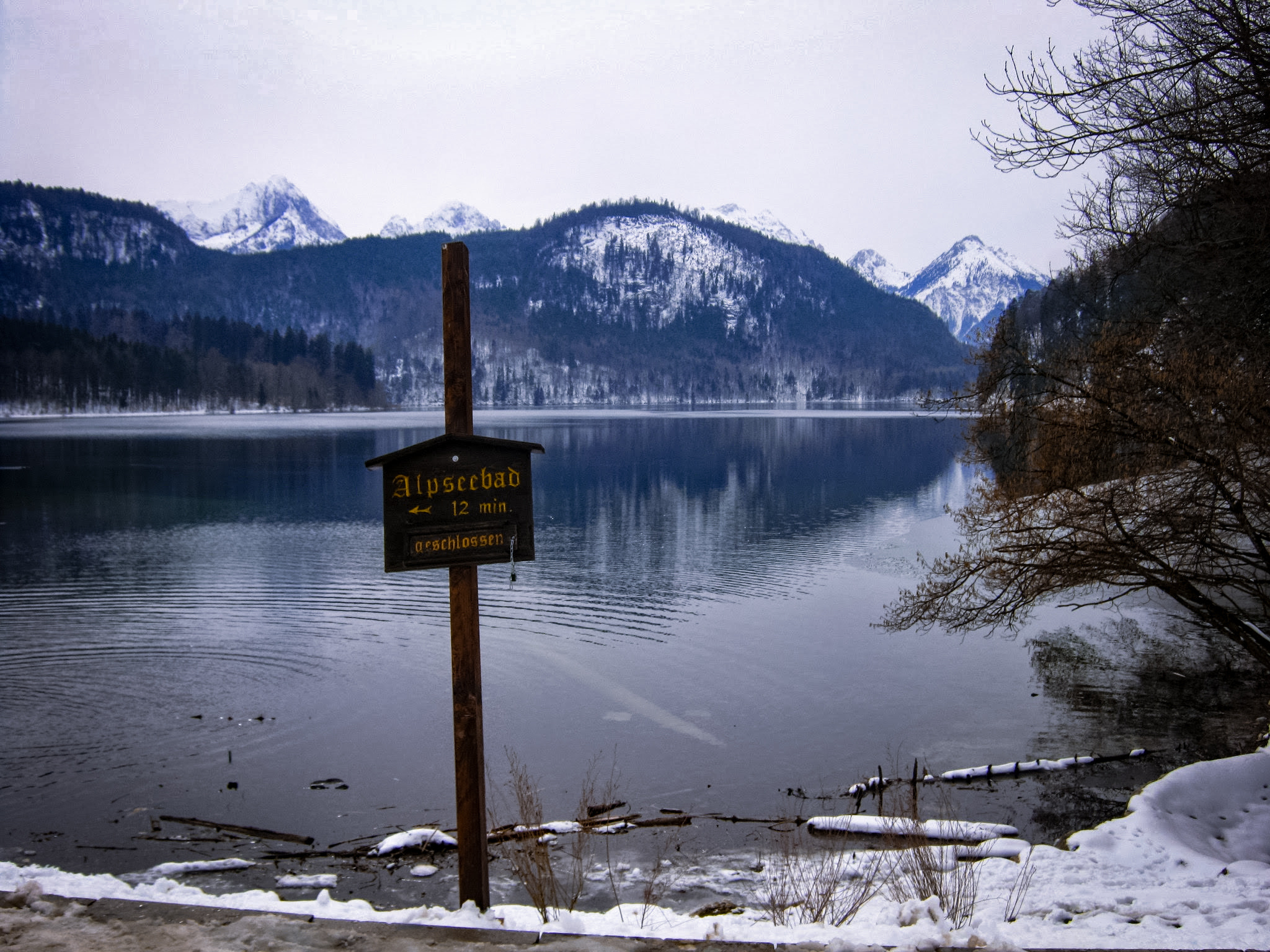 Canon PowerShot A480 sample photo. Lake in bavaria photography