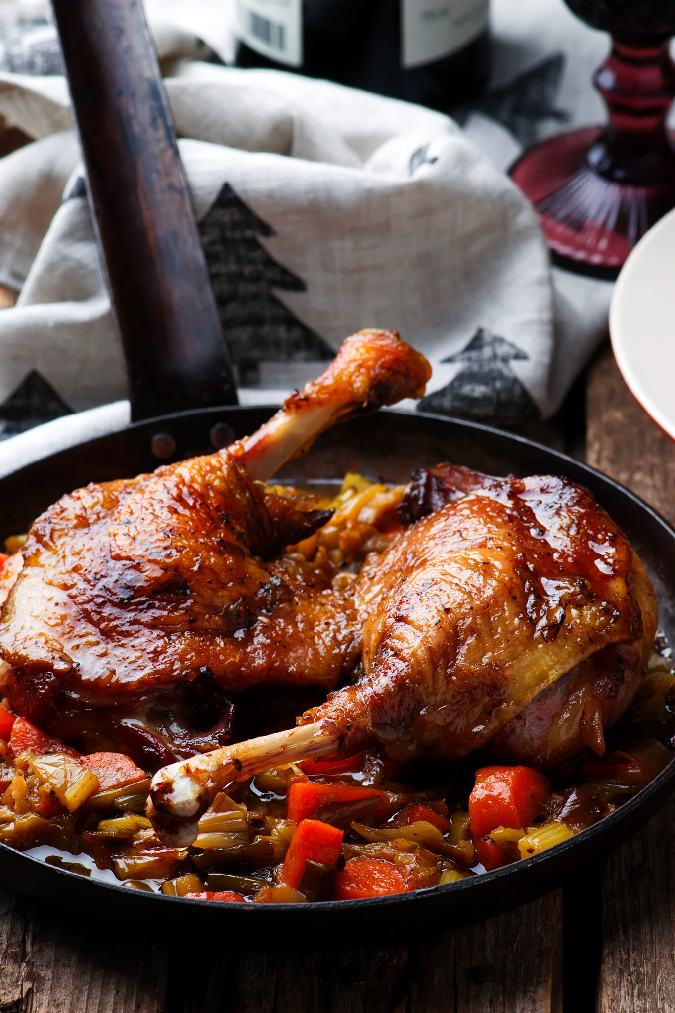Nikon AF-S Micro-Nikkor 105mm F2.8G IF-ED VR sample photo. Braised duck legs photography