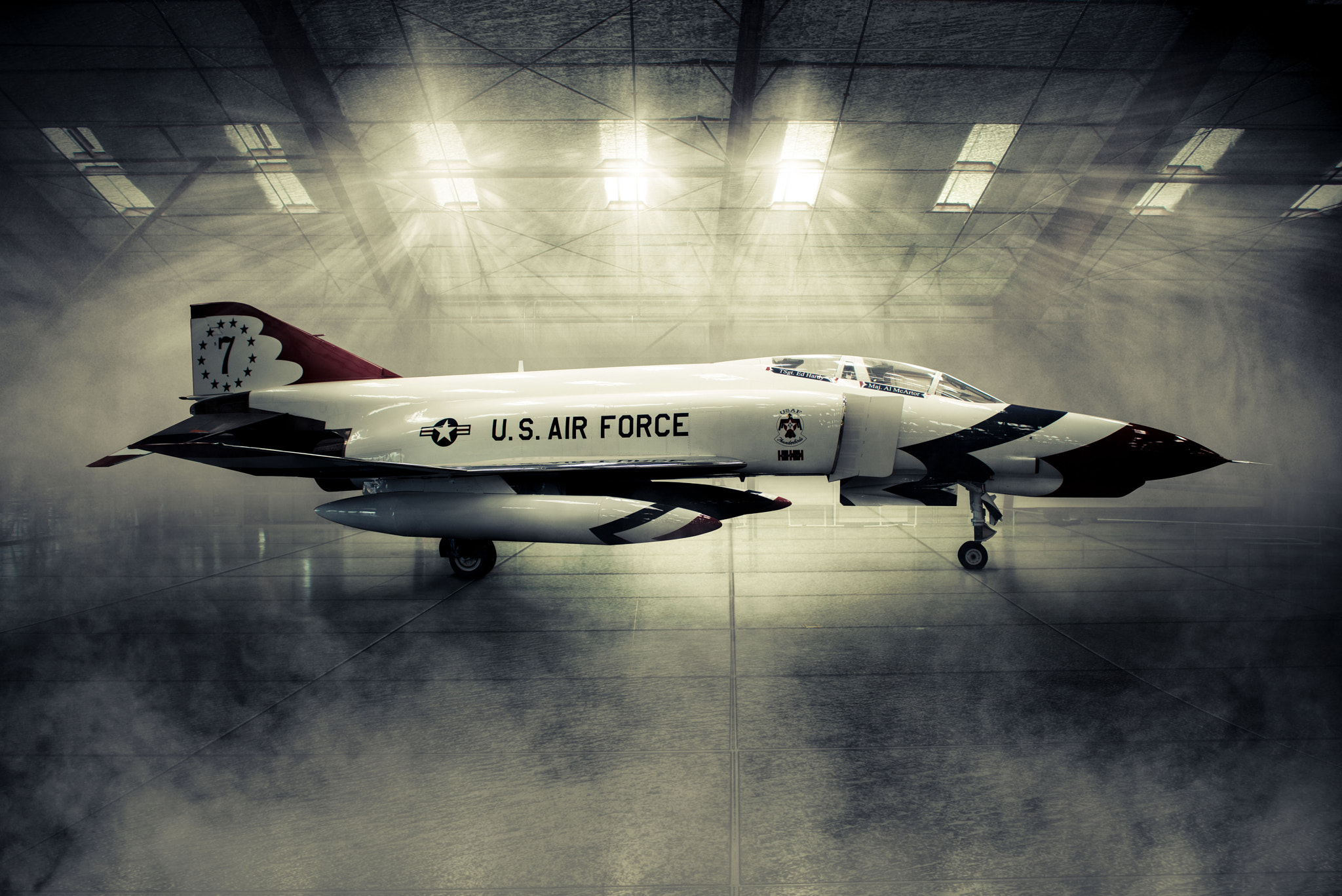 Sigma 24-70mm F2.8 EX DG Macro sample photo. Mcdonnell douglas f-4n phantom ii photography
