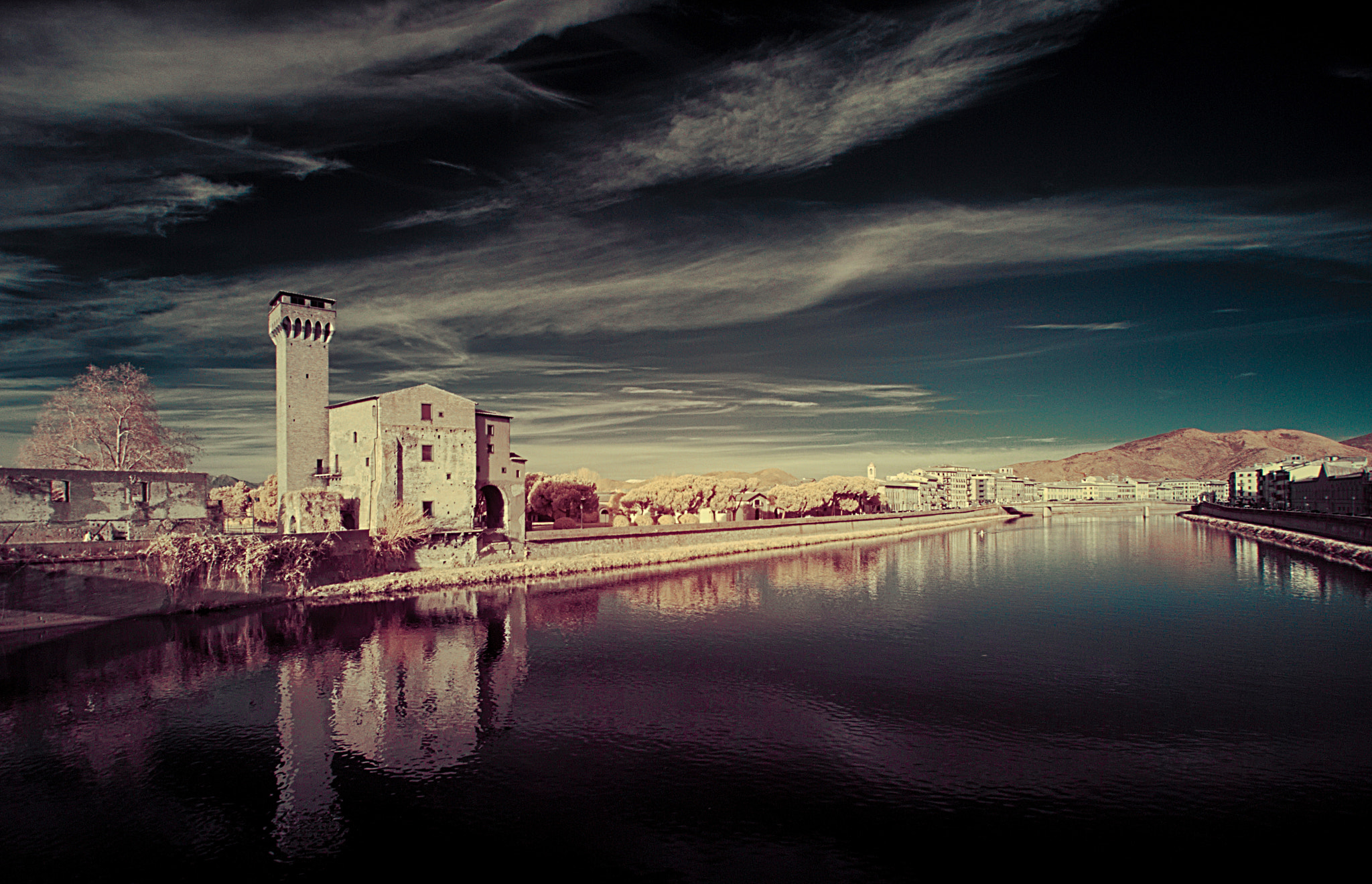 Nikon D80 sample photo. A river view photography