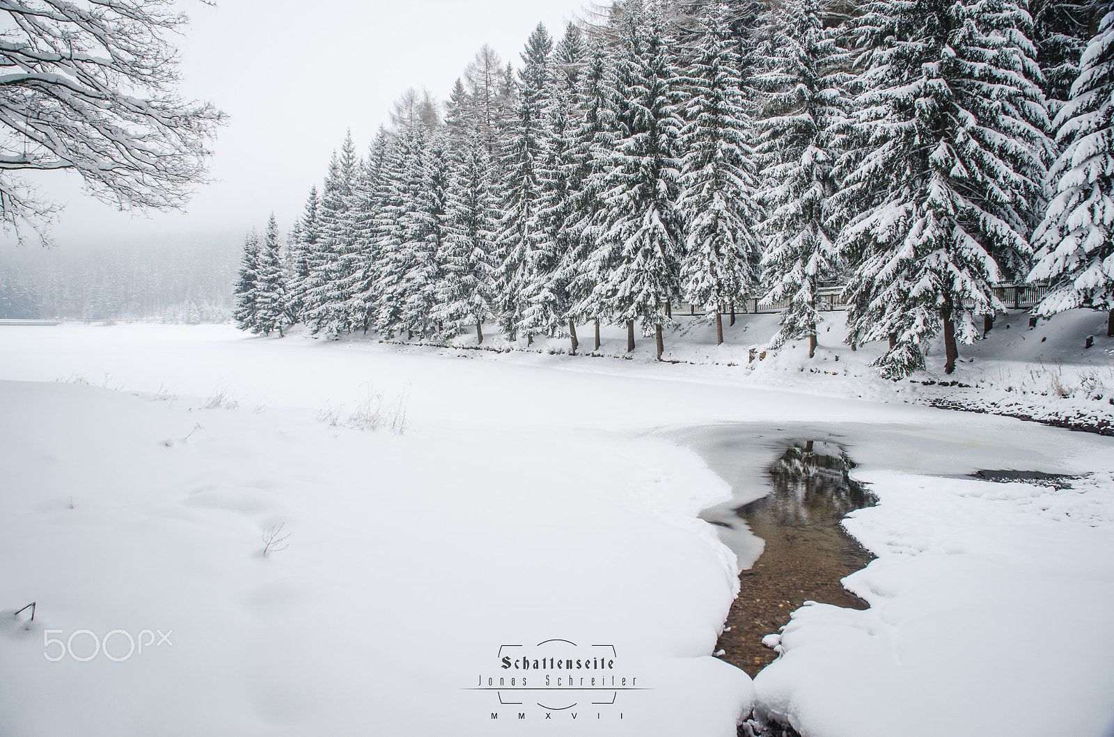 Nikon D7000 + Sigma 18-125mm F3.8-5.6 DC HSM sample photo. Frozen lake photography