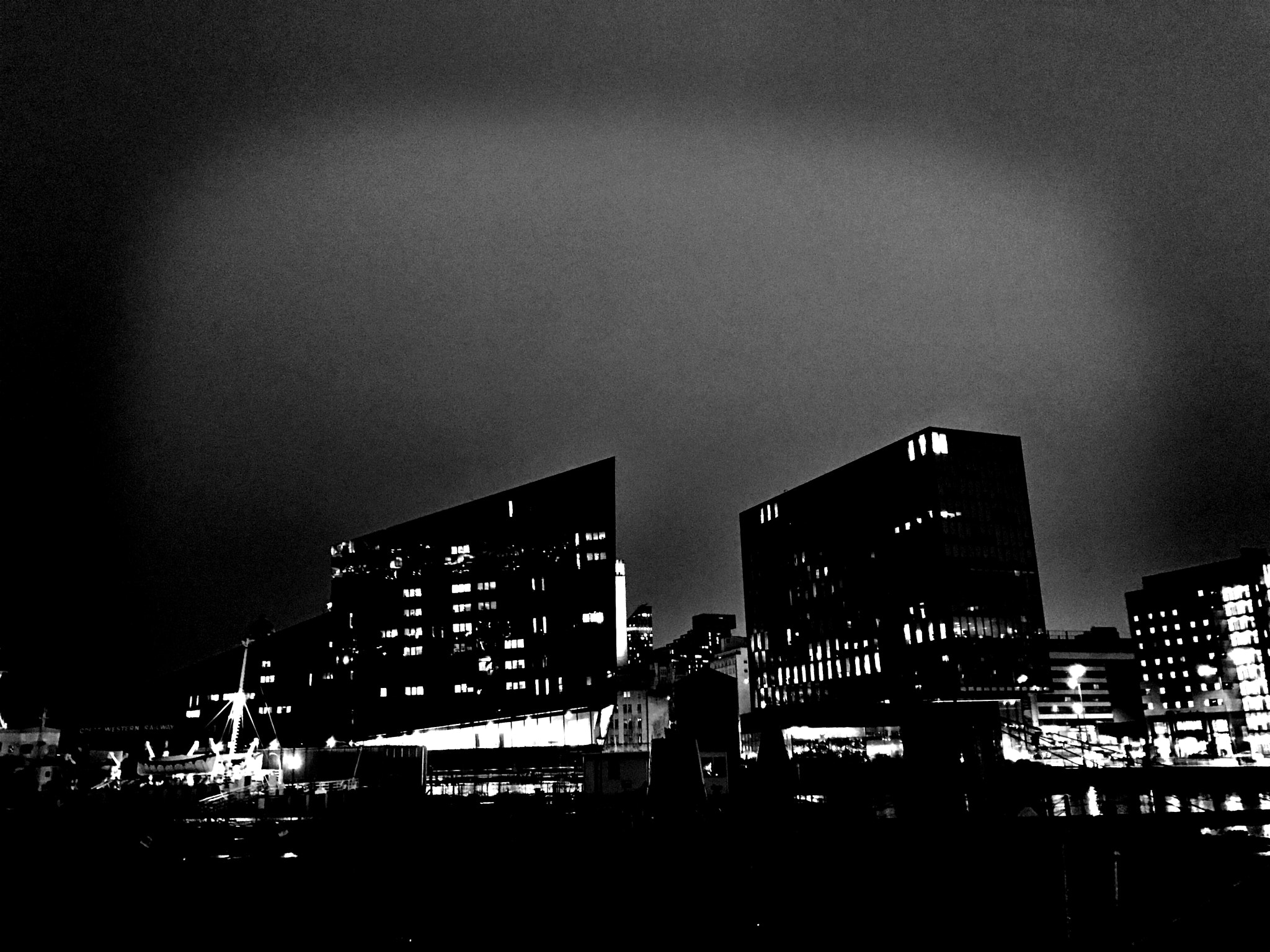 Hipstamatic 330 sample photo. Liverpool skyline photography