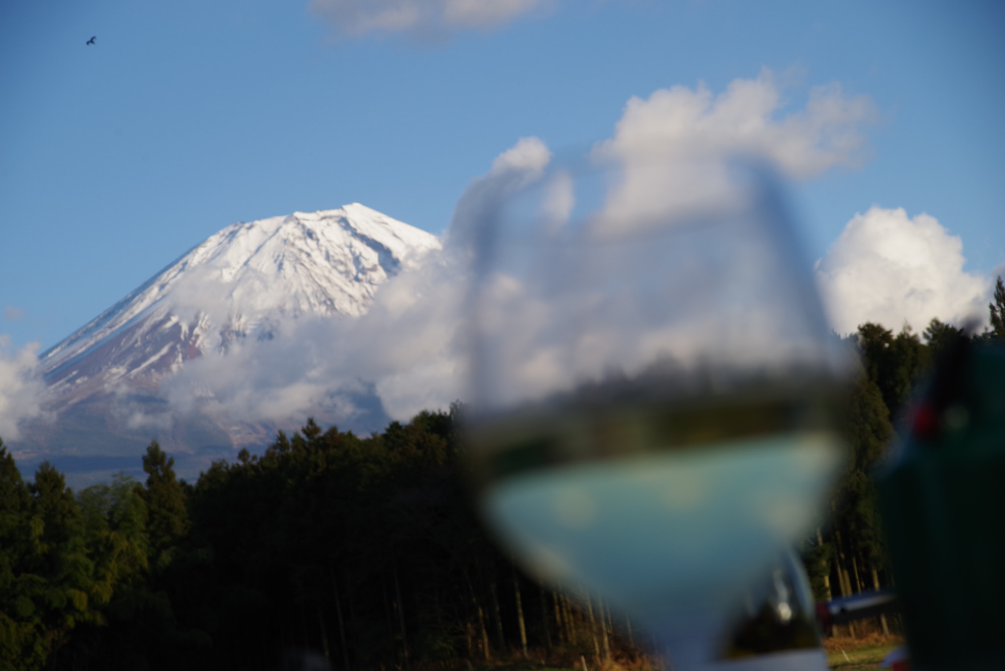 Pentax K-1 sample photo. Blue sky blended into white wine photography
