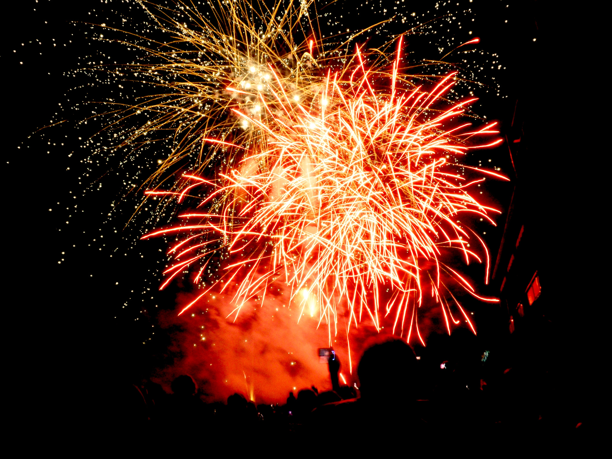 Samsung WB650 / VLUU WB650 /  WB660 sample photo. Fireworks all over photography
