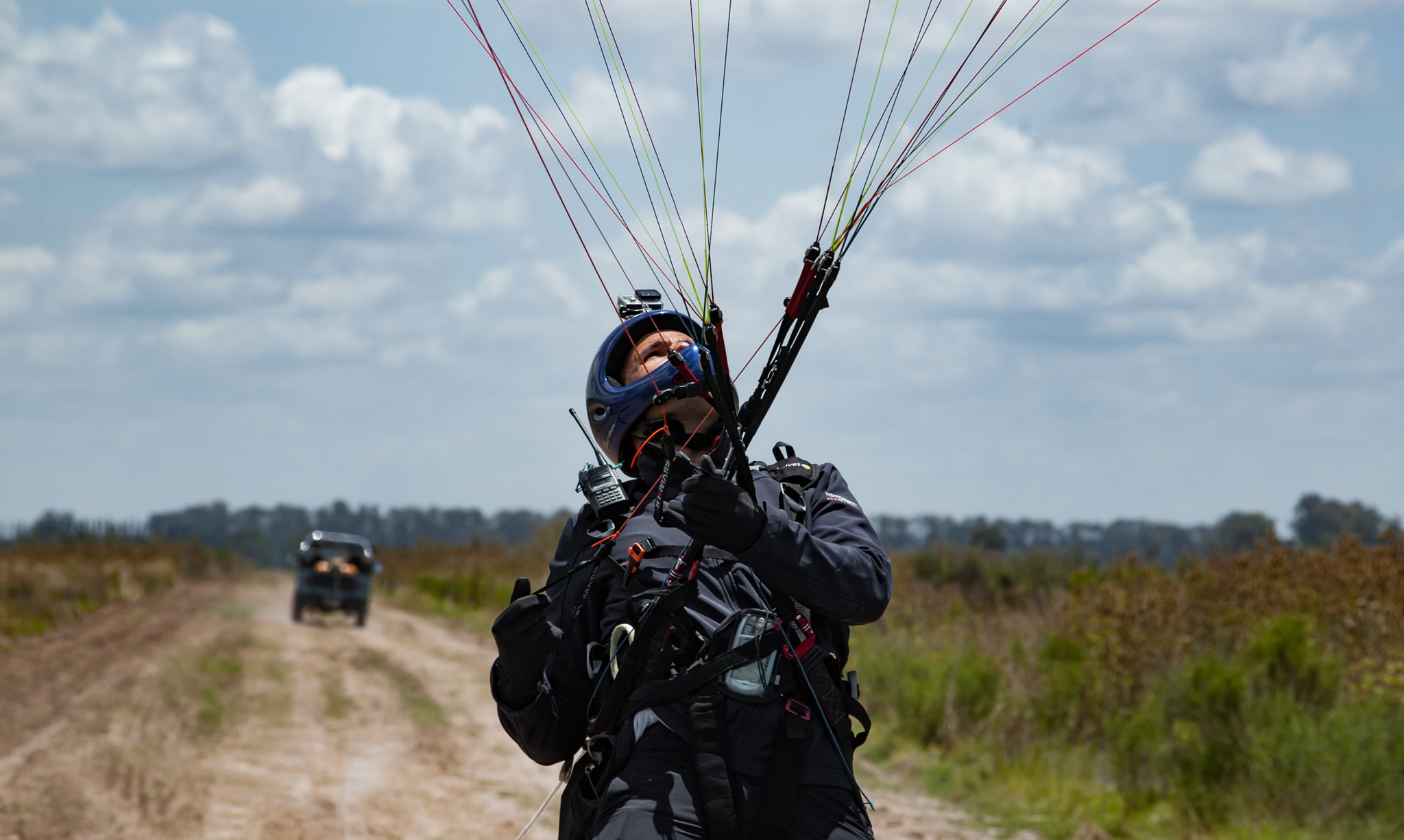 Nikon D70 sample photo. Paragliding photography